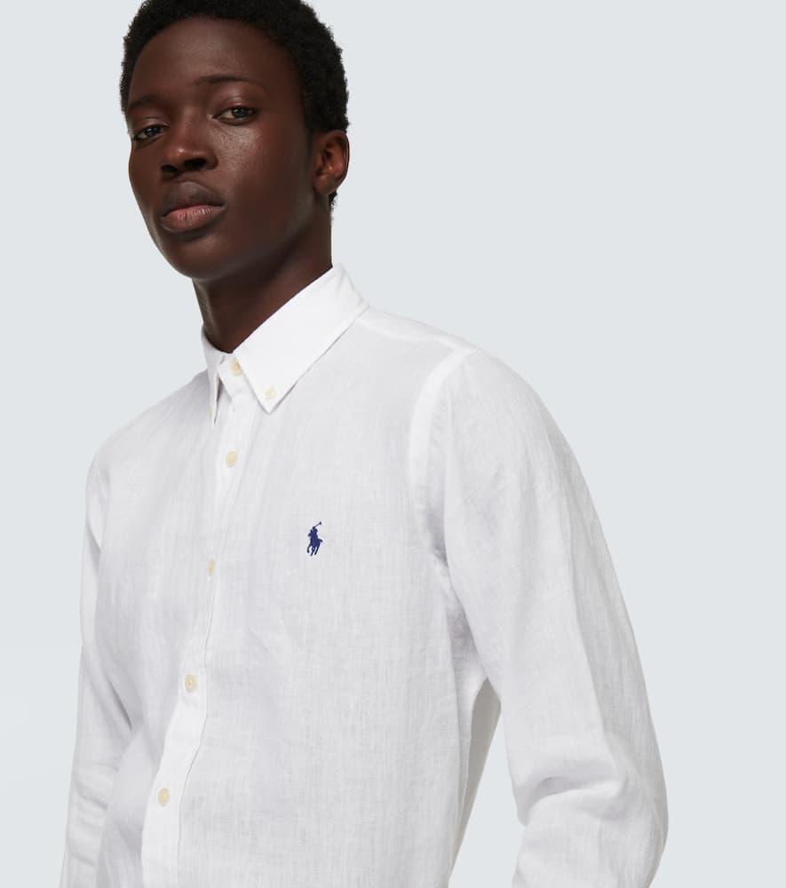POLO RALPH LAUREN Long Sleeve Sport Shirt Clothing In White Product Image