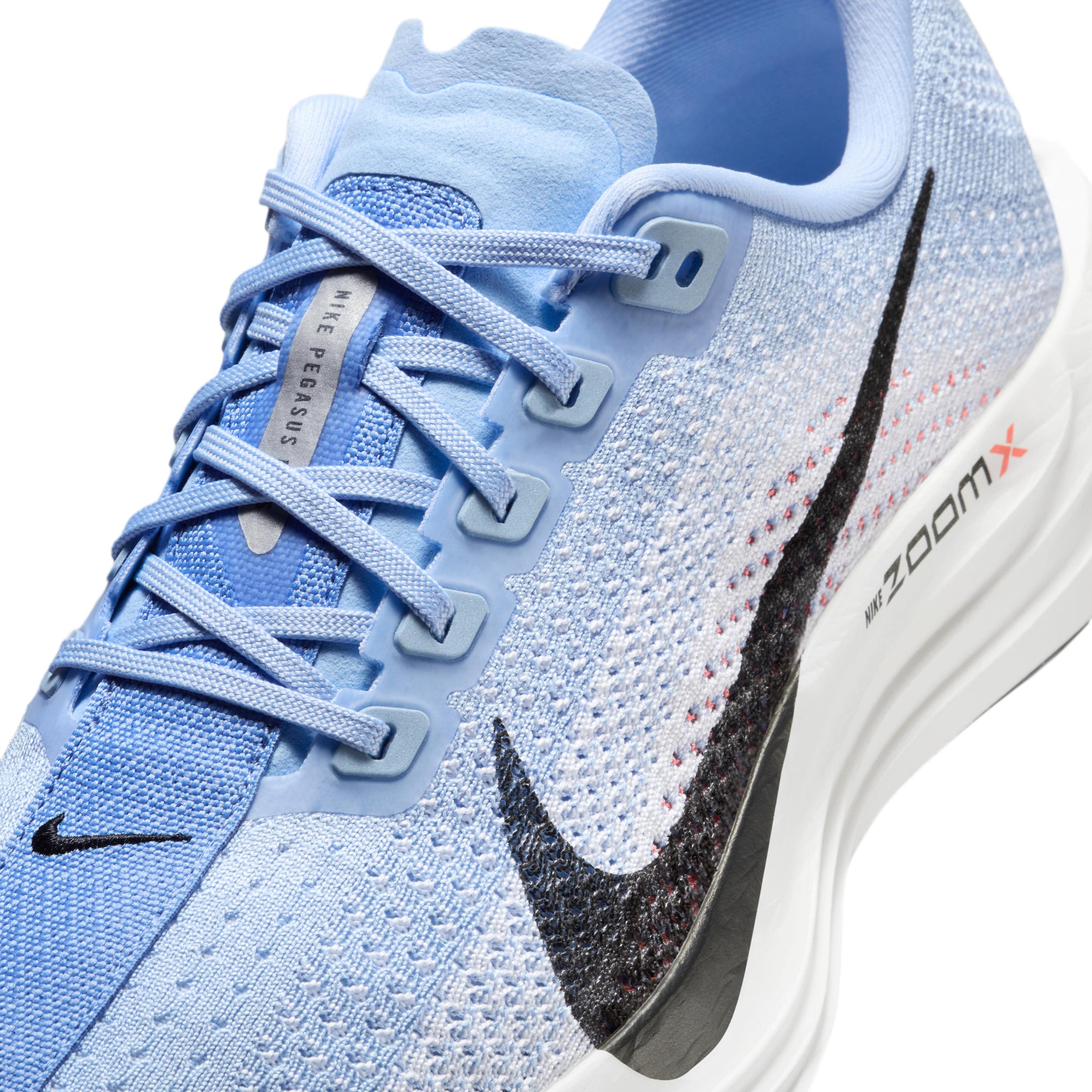 Nike Womens Pegasus Plus Road Running Shoes in Aluminum/Black/Royal Pulse Product Image