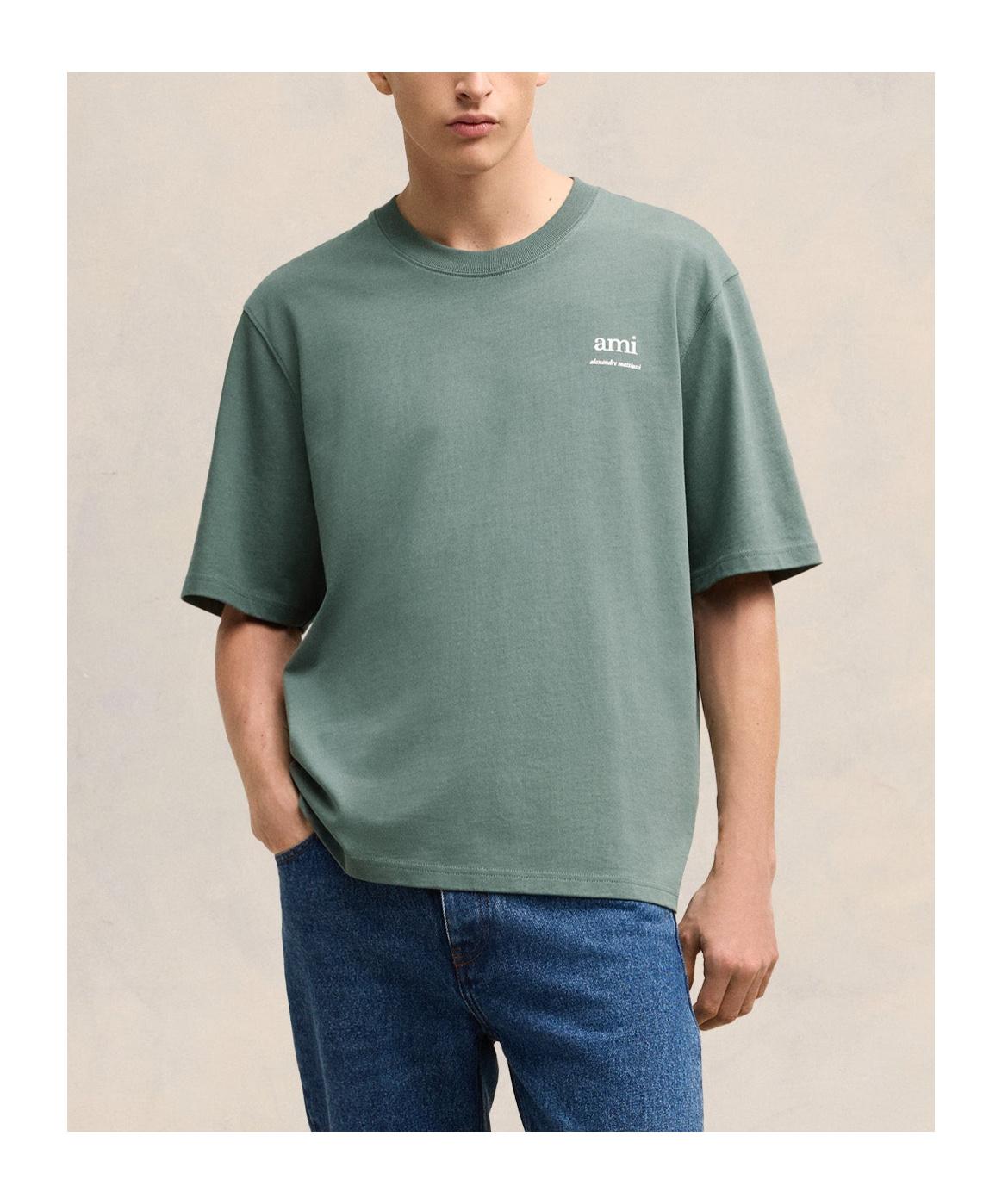 AMI ALEXANDRE MATTIUSSI T-shirt Beige In Antique Clay Product Image