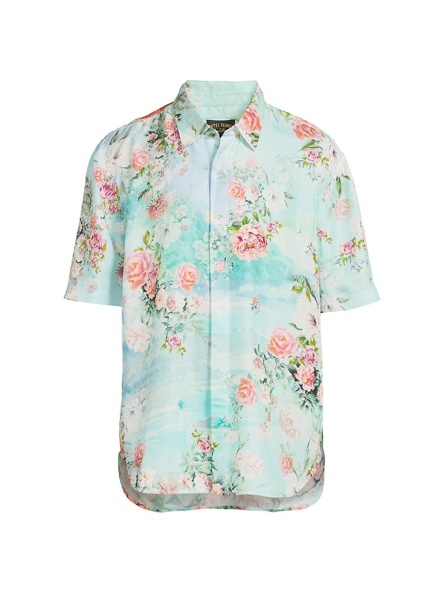 Mens The Jewellery Museum Silk Oversized Shirt Product Image