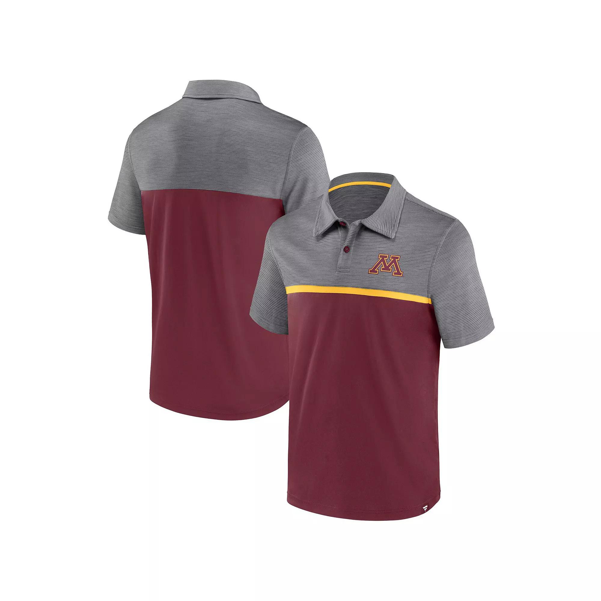 Men's Fanatics Branded Navy/Heather Gray Notre Dame Fighting Irish Polo, Size: Medium, Blue Product Image