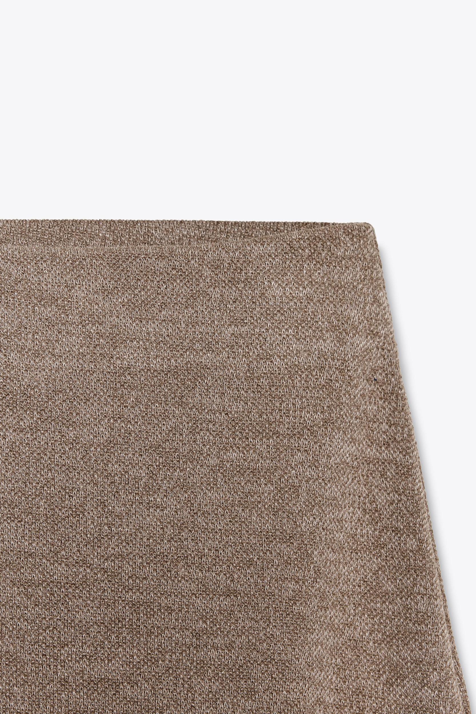 TEXTURED WIDE LEG PANTS Product Image