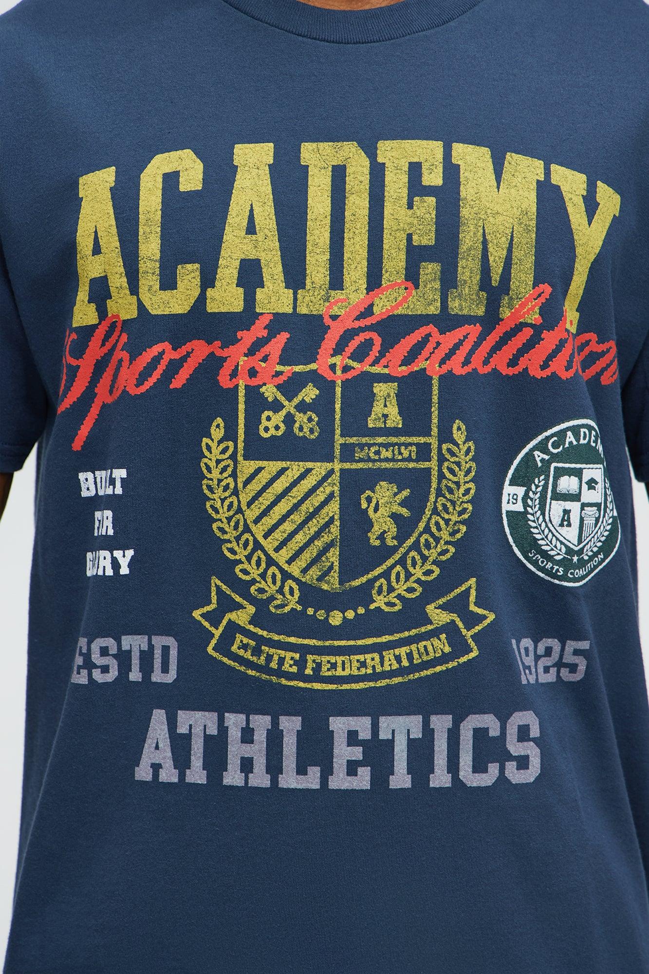 Academy Athletics Short Sleeve Tee - Blue Male Product Image