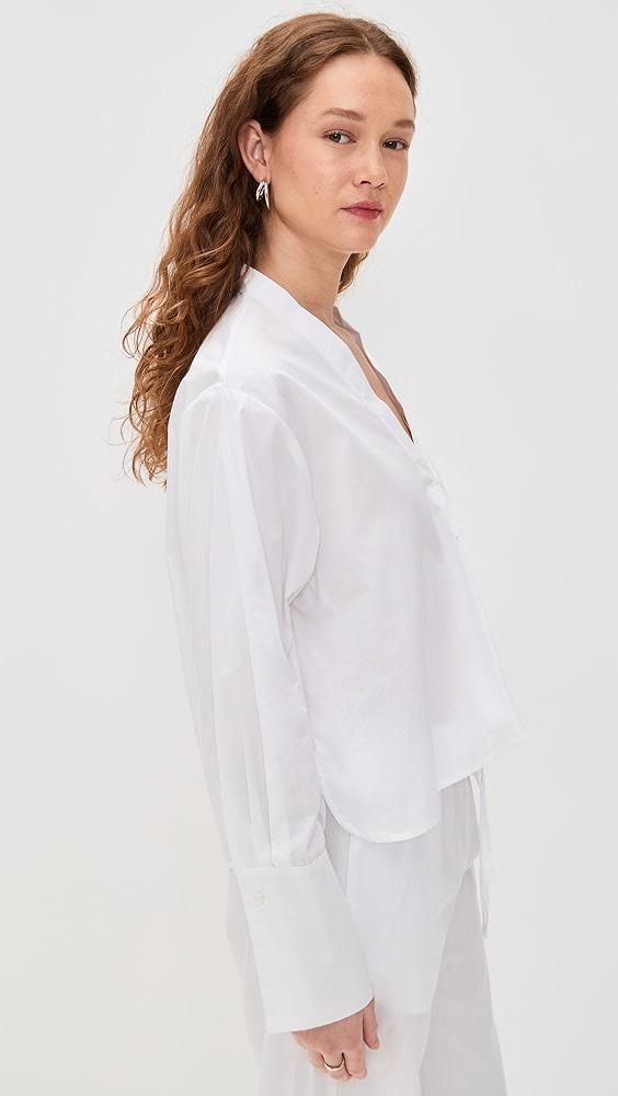 Enza Costa Poplin Mariner Shirt | Shopbop Product Image