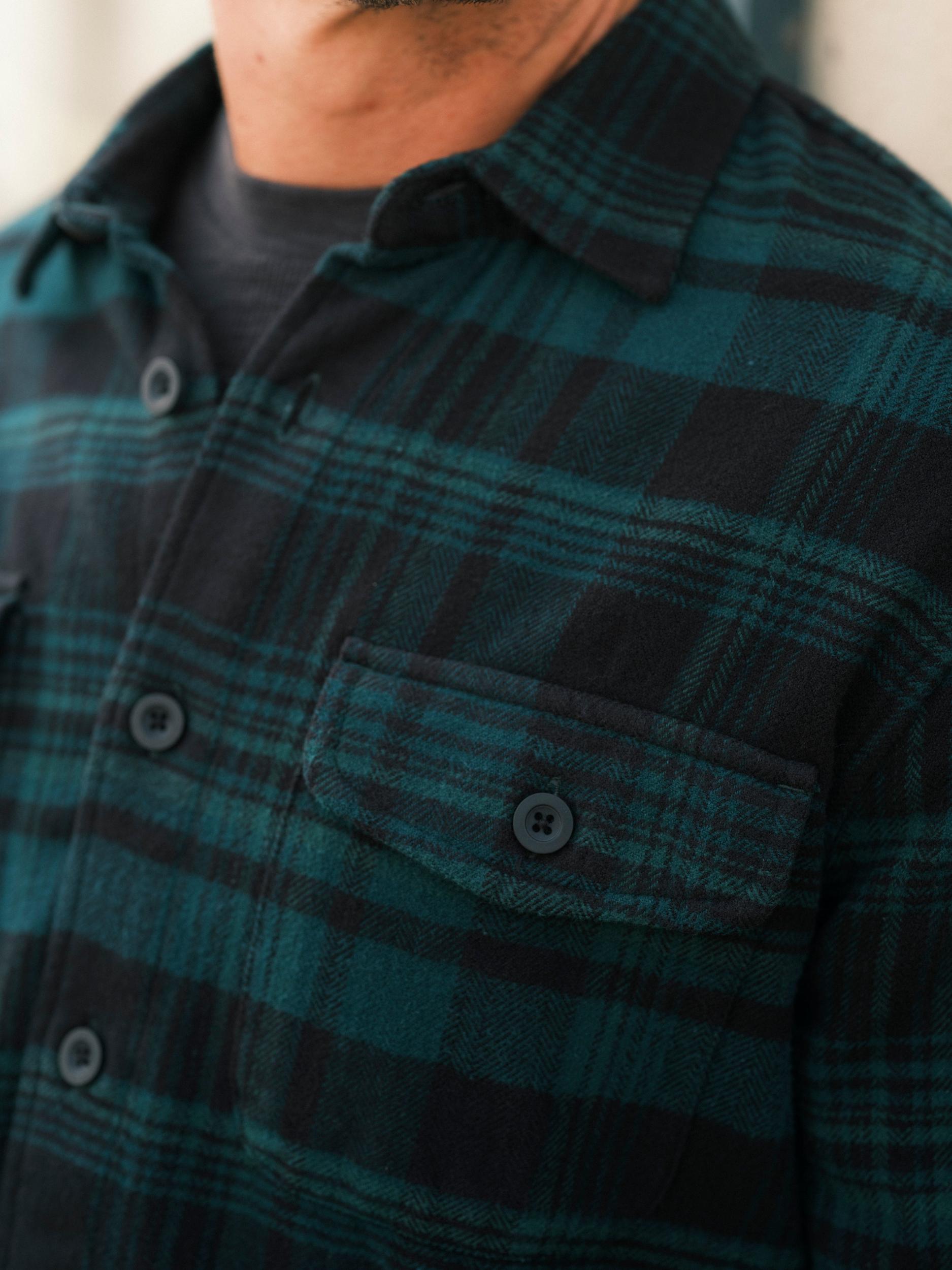 Herringbone Heritage Flannel - Sycamore Green Product Image