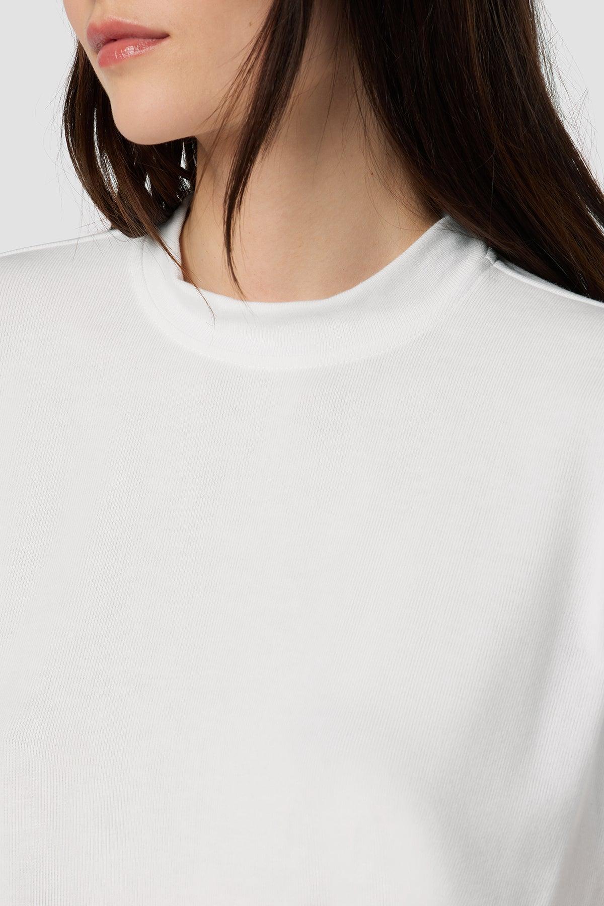 Crew Neck Knot Back Tee Female Product Image