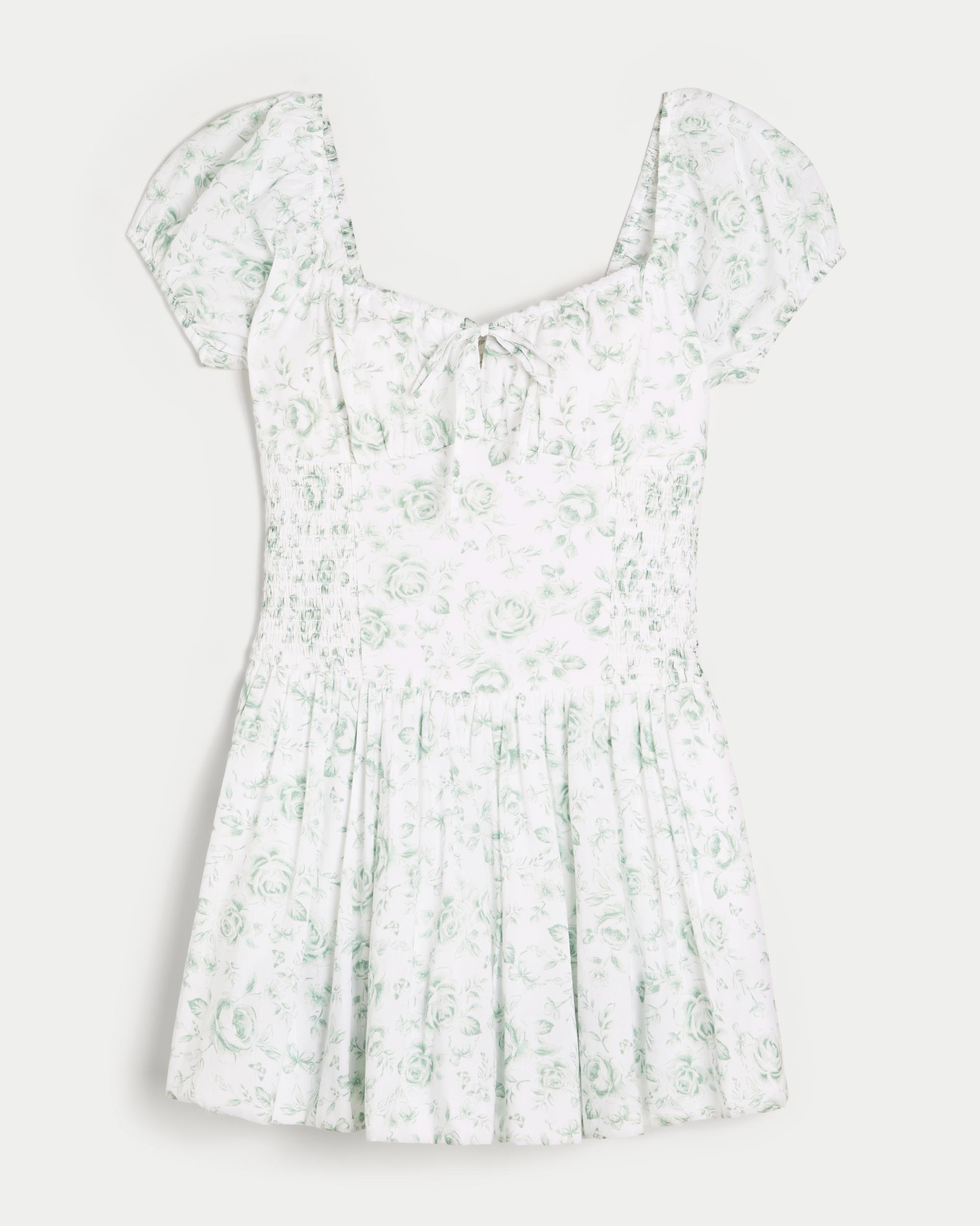 Hollister Sofia Drop-Waist Bubble Skort Dress Product Image