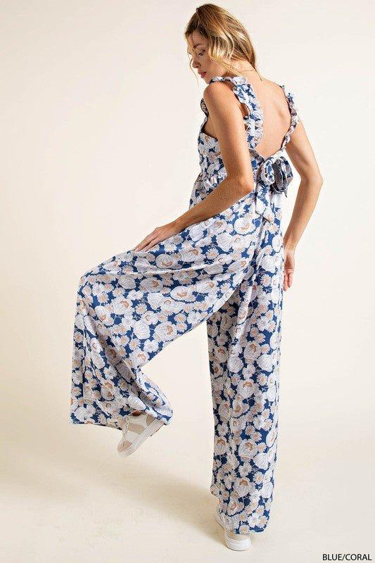 Aware Of This Floral Jumpsuit *FS Product Image
