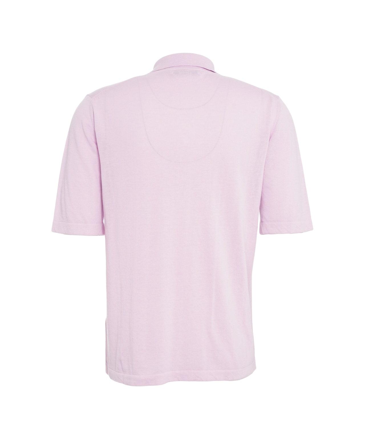 Knit polo shirt Product Image