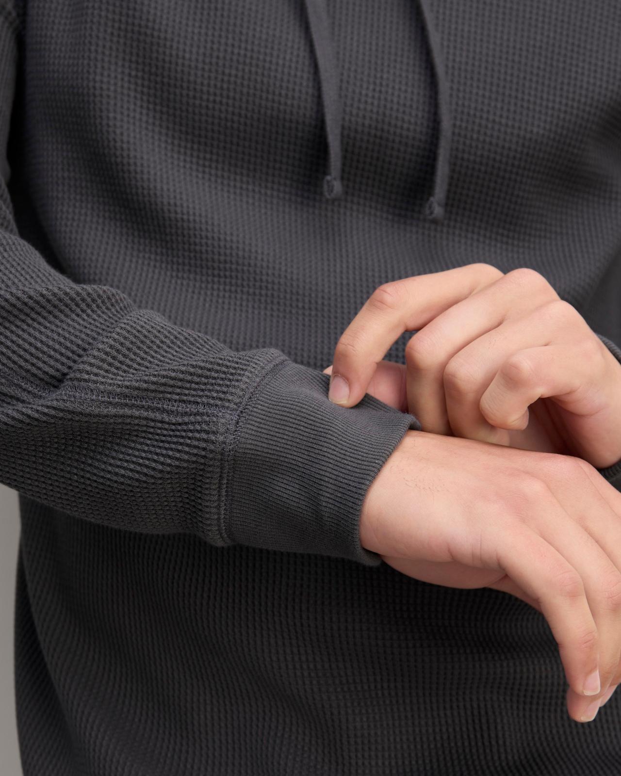 Mens Waffle-Knit Hoodie by Everlane Product Image