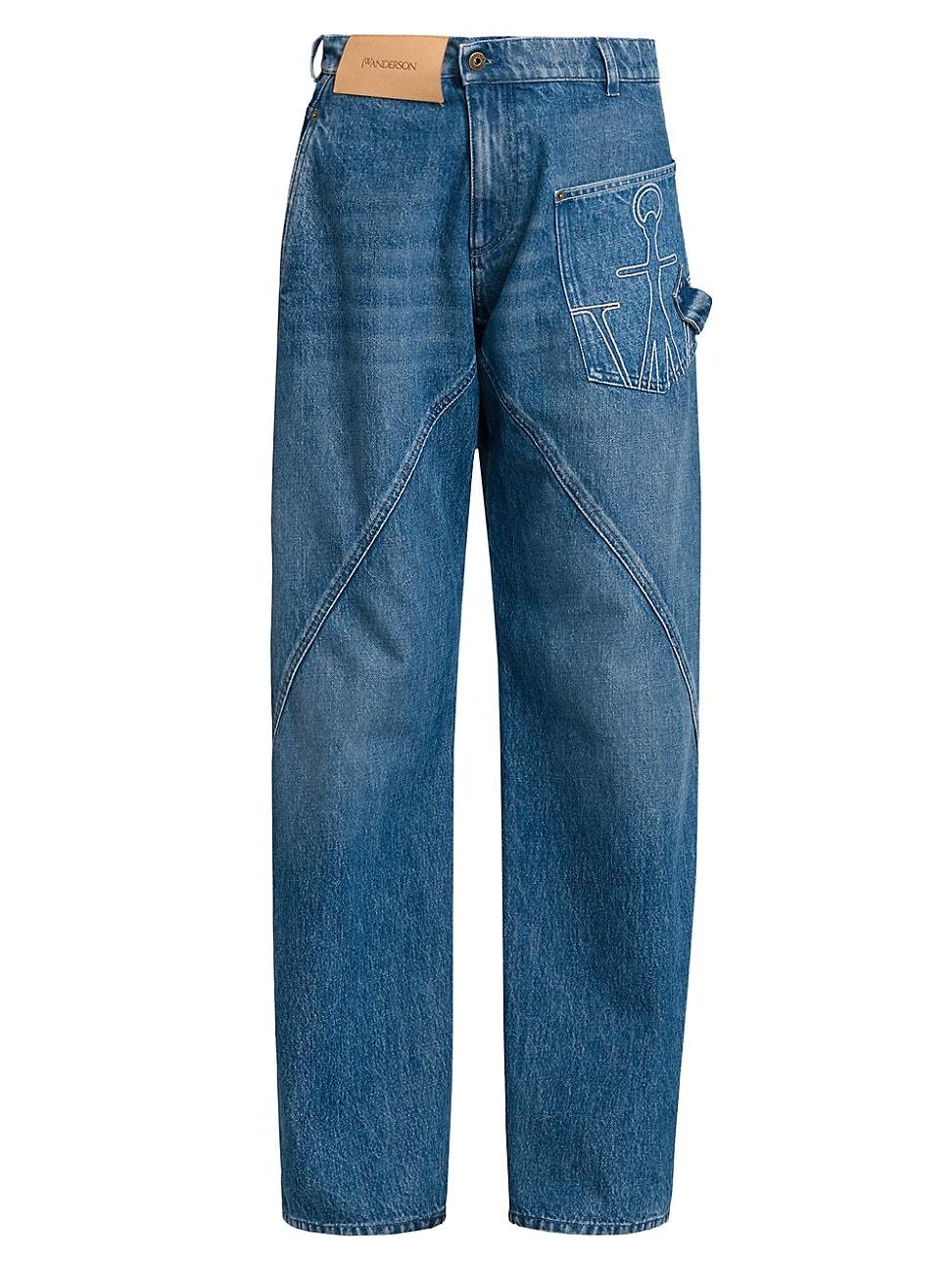 Womens Twisted Workwear Jeans Product Image