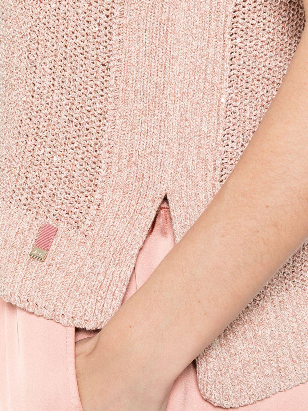 sequin-embellished vest Product Image