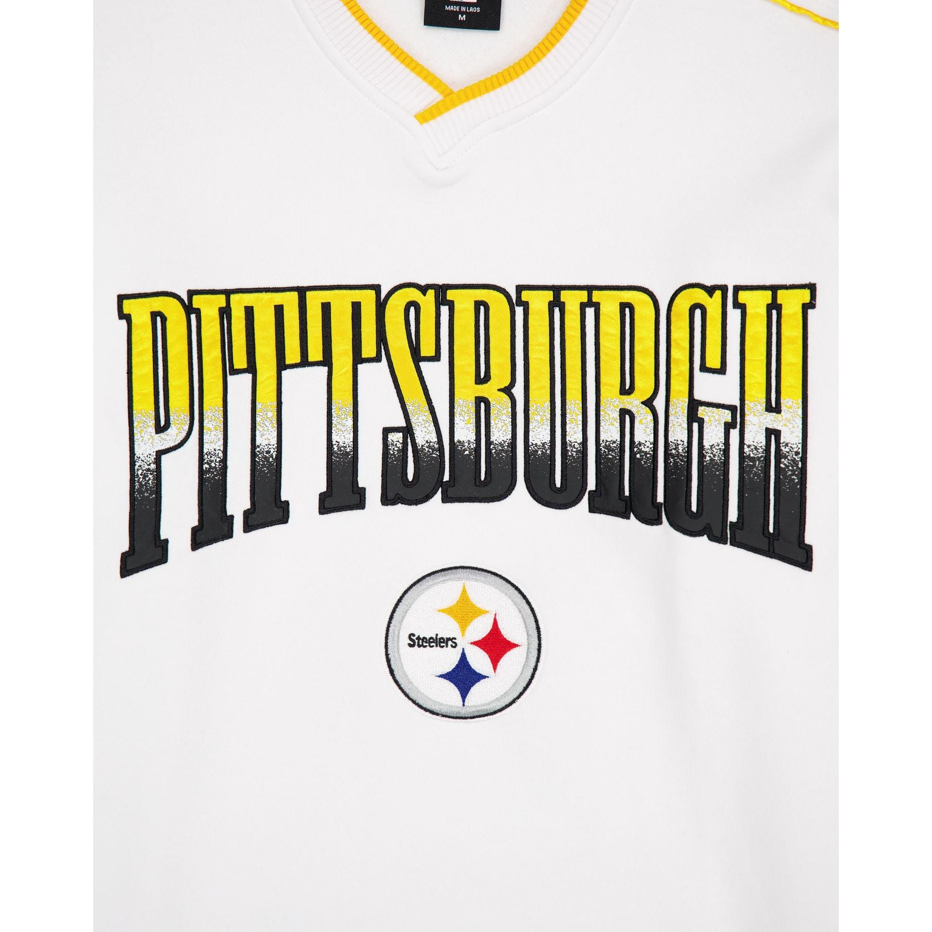 Pittsburgh Steelers Sport Classics White Crewneck Male Product Image