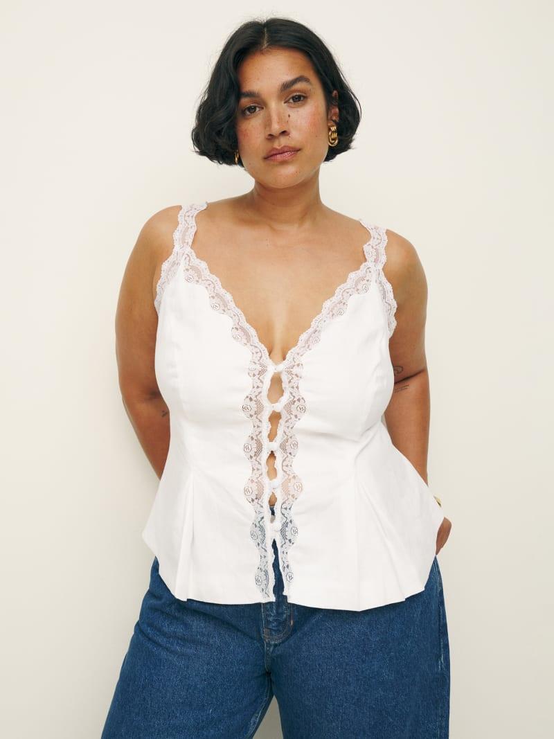 Josefina Linen Top Es Product Image