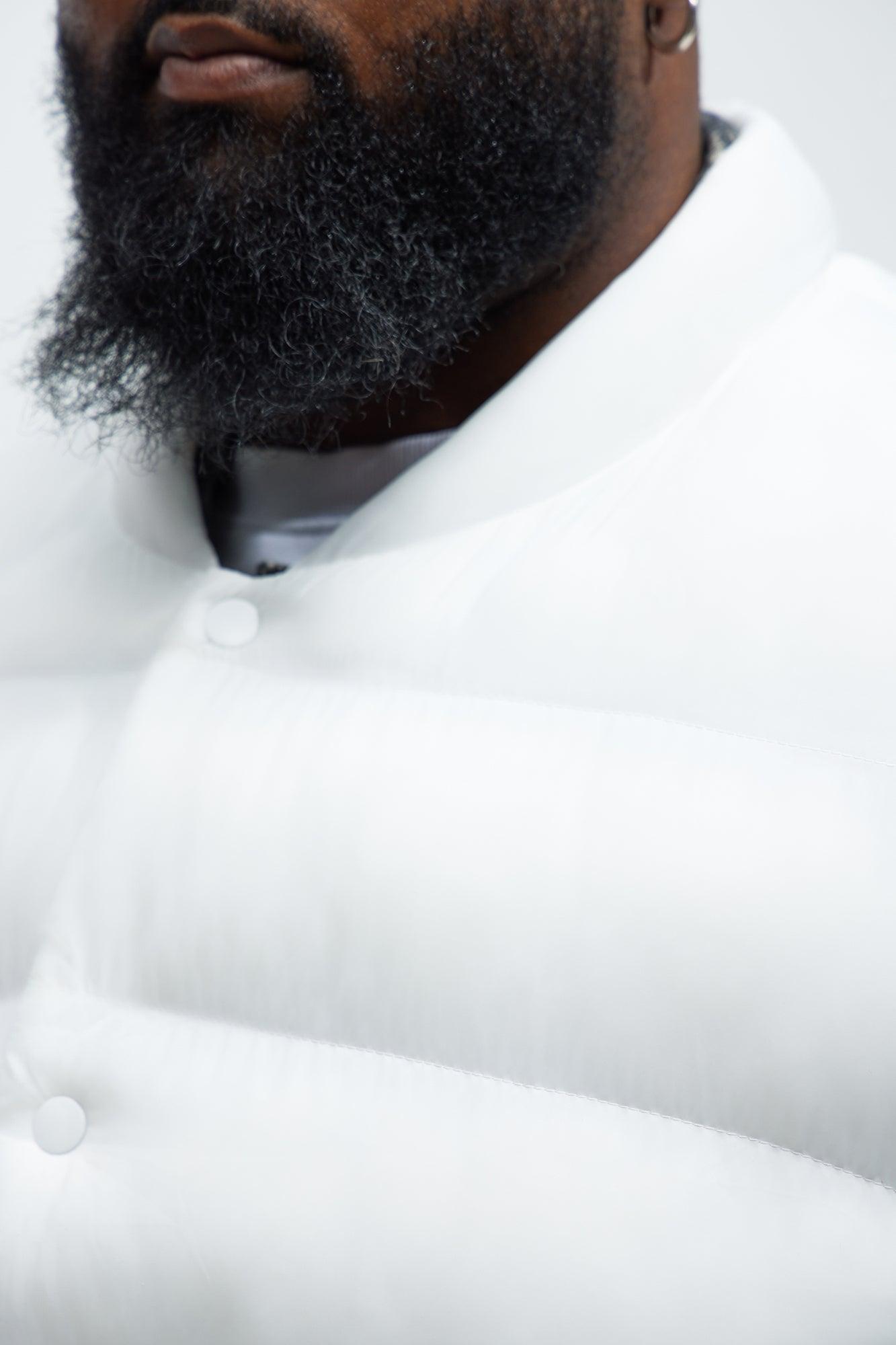 Shine Again Puffer Vest - White Product Image