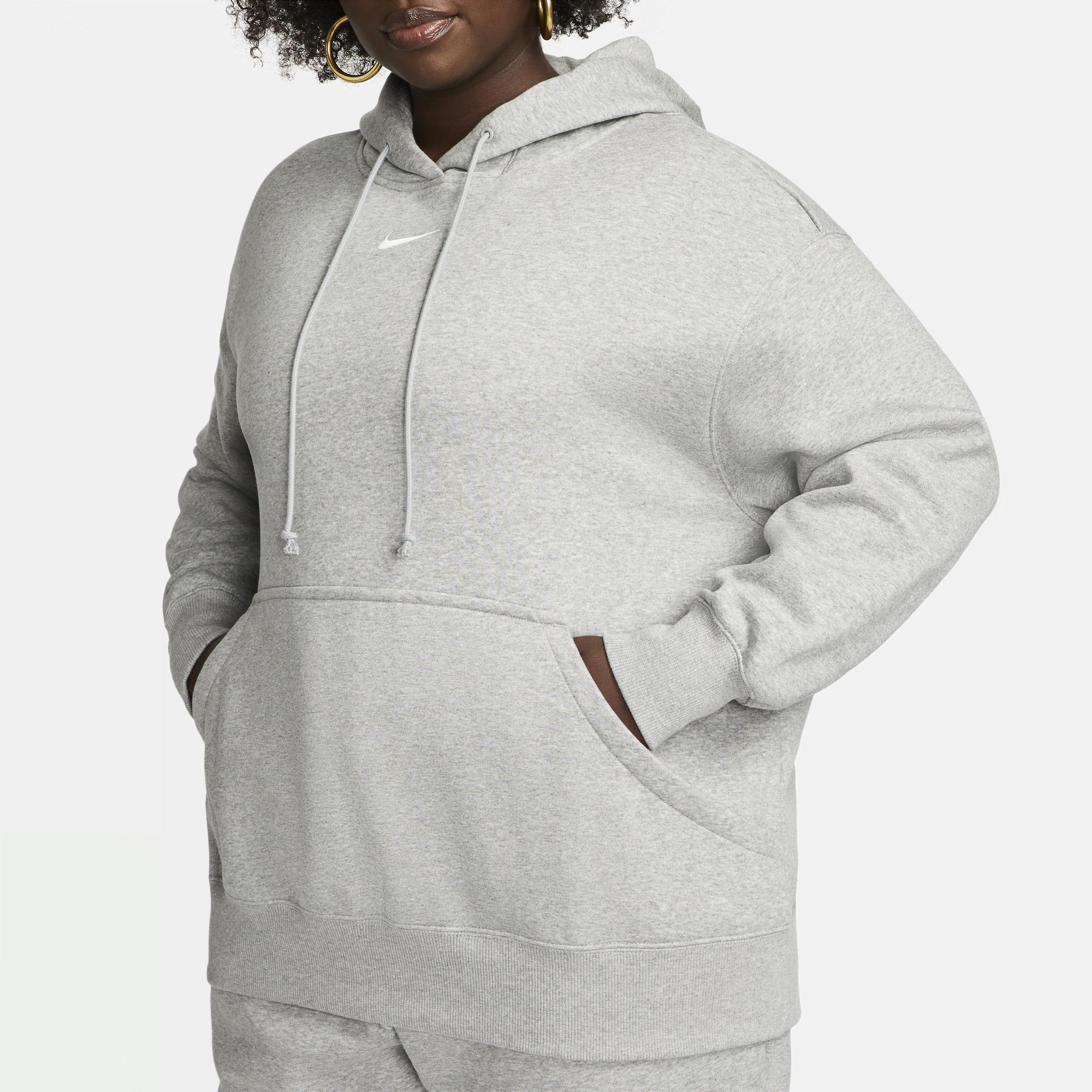 Womens Nike Sportswear Phoenix Fleece Oversized Pullover Hoodie (Plus Size) | DV4984-063 Product Image