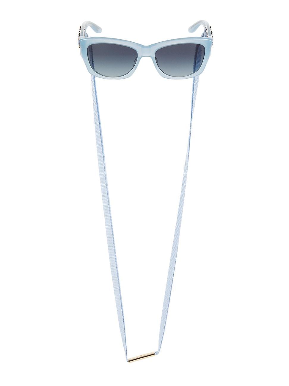 Womens Cora 56MM Rectangular Sunglasses Product Image