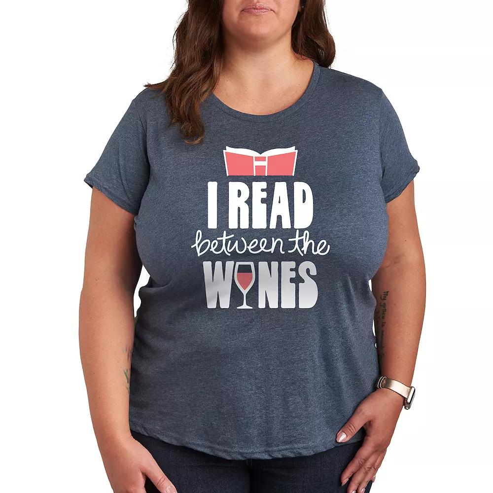 Plus I Read Between The Wines Graphic Tee, Women's,  Product Image