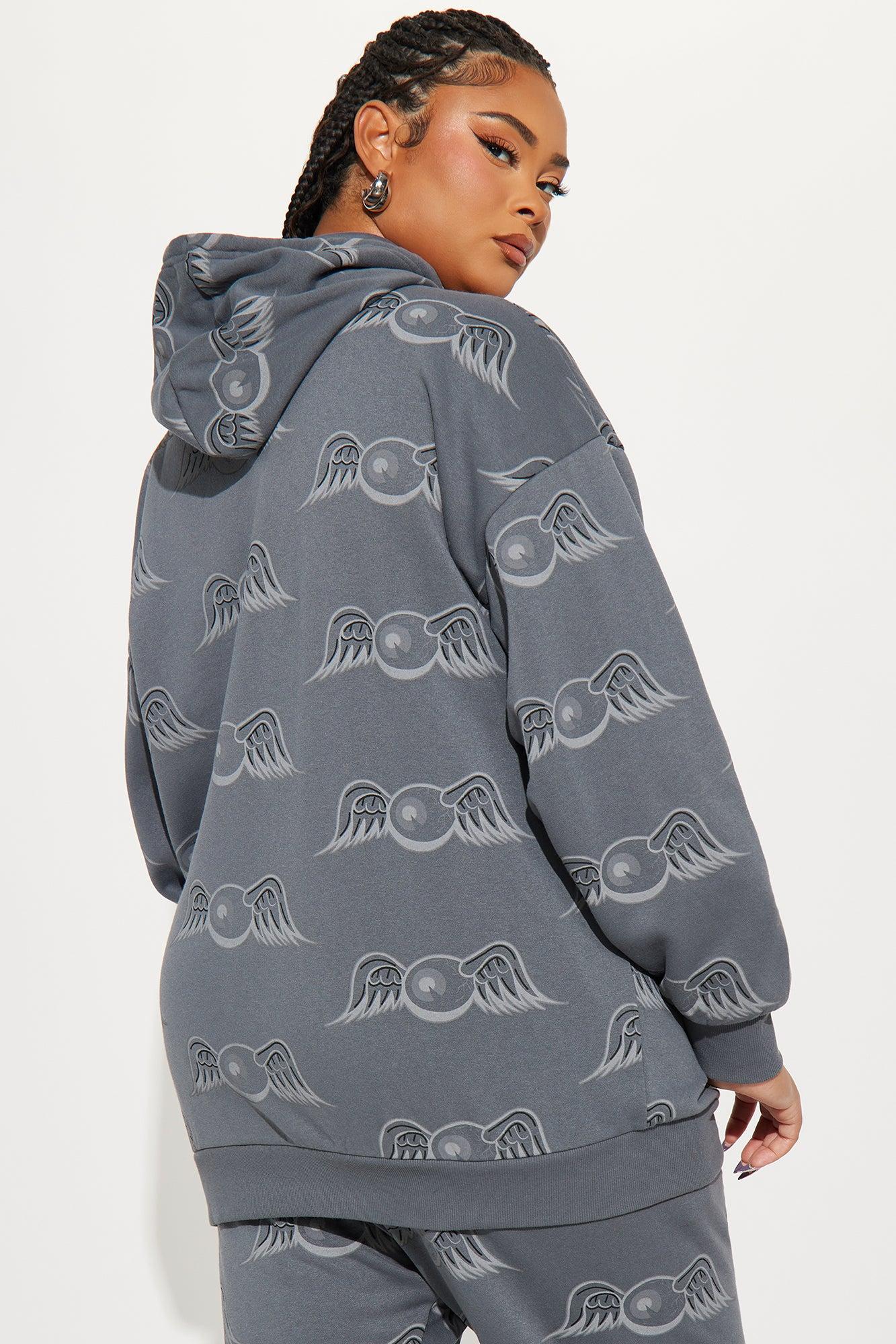 Von Dutch Fly High Hoodie - Charcoal Product Image