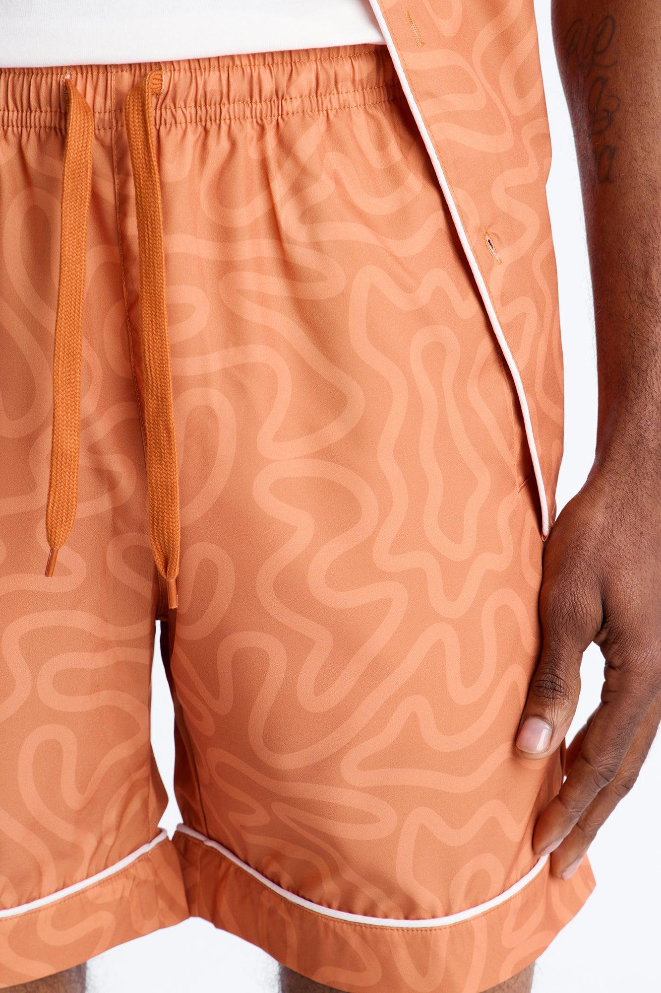 Relaxed Sienna Wave Short - Orange Product Image