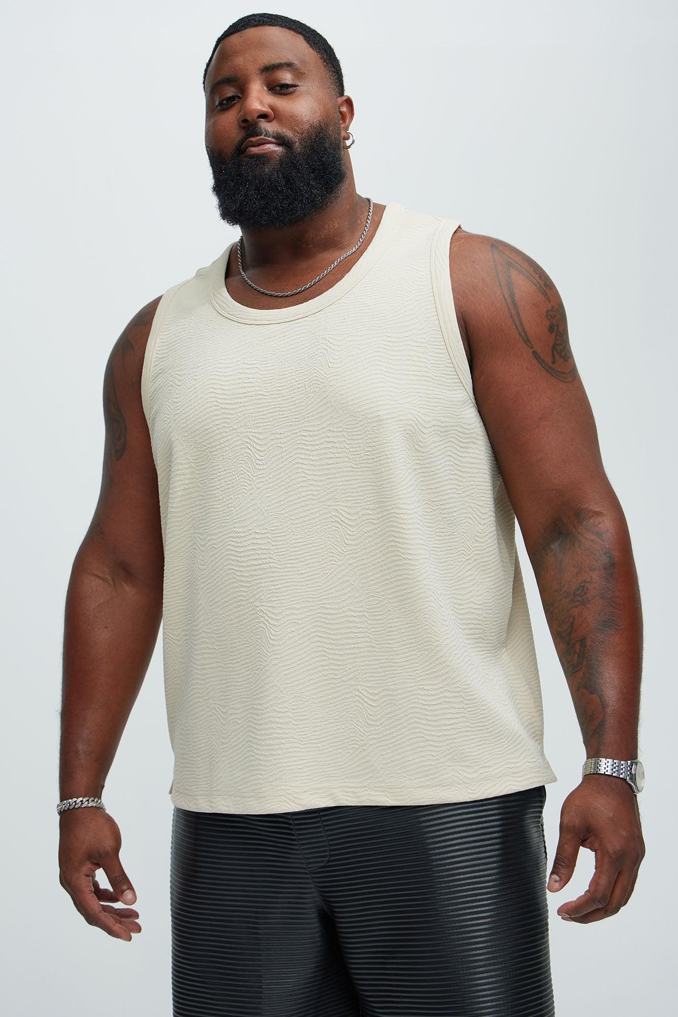 Mika Textured Tank - Oatmeal Product Image