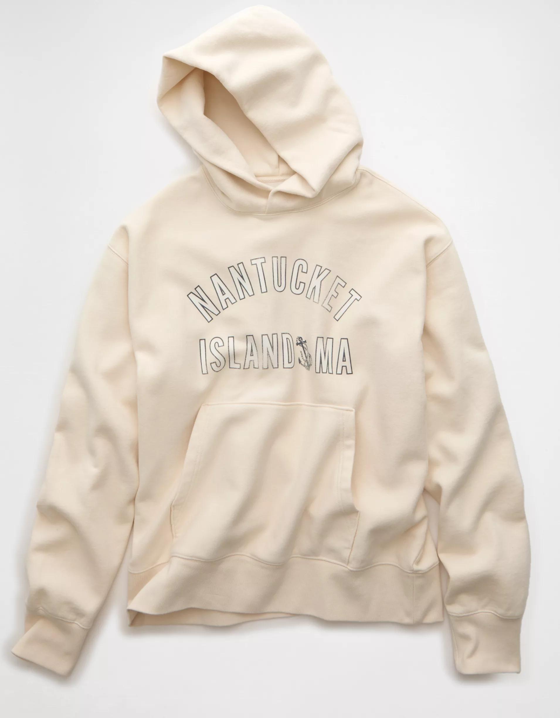 AE Laidback Luxe Heavyweight Destination Graphic Hoodie Product Image
