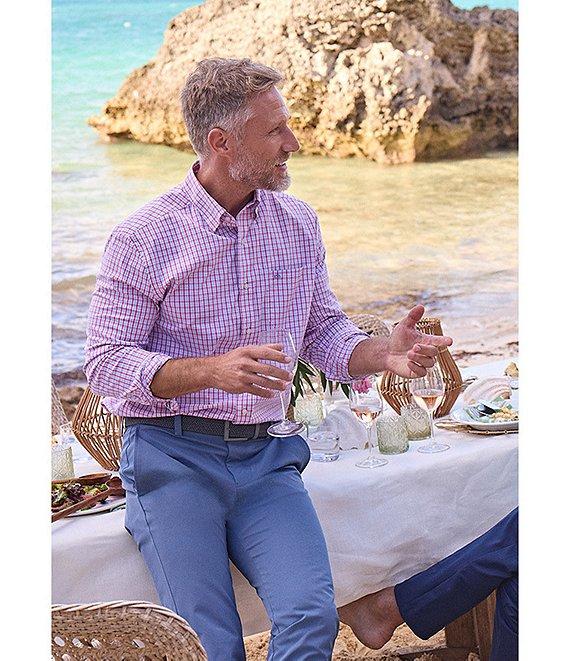 Southern Tide Performance Stretch Broad Creek Plaid Long Sleeve Woven Shirt Product Image