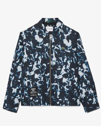 Print Motif Water-Repellent Windbreaker Product Image