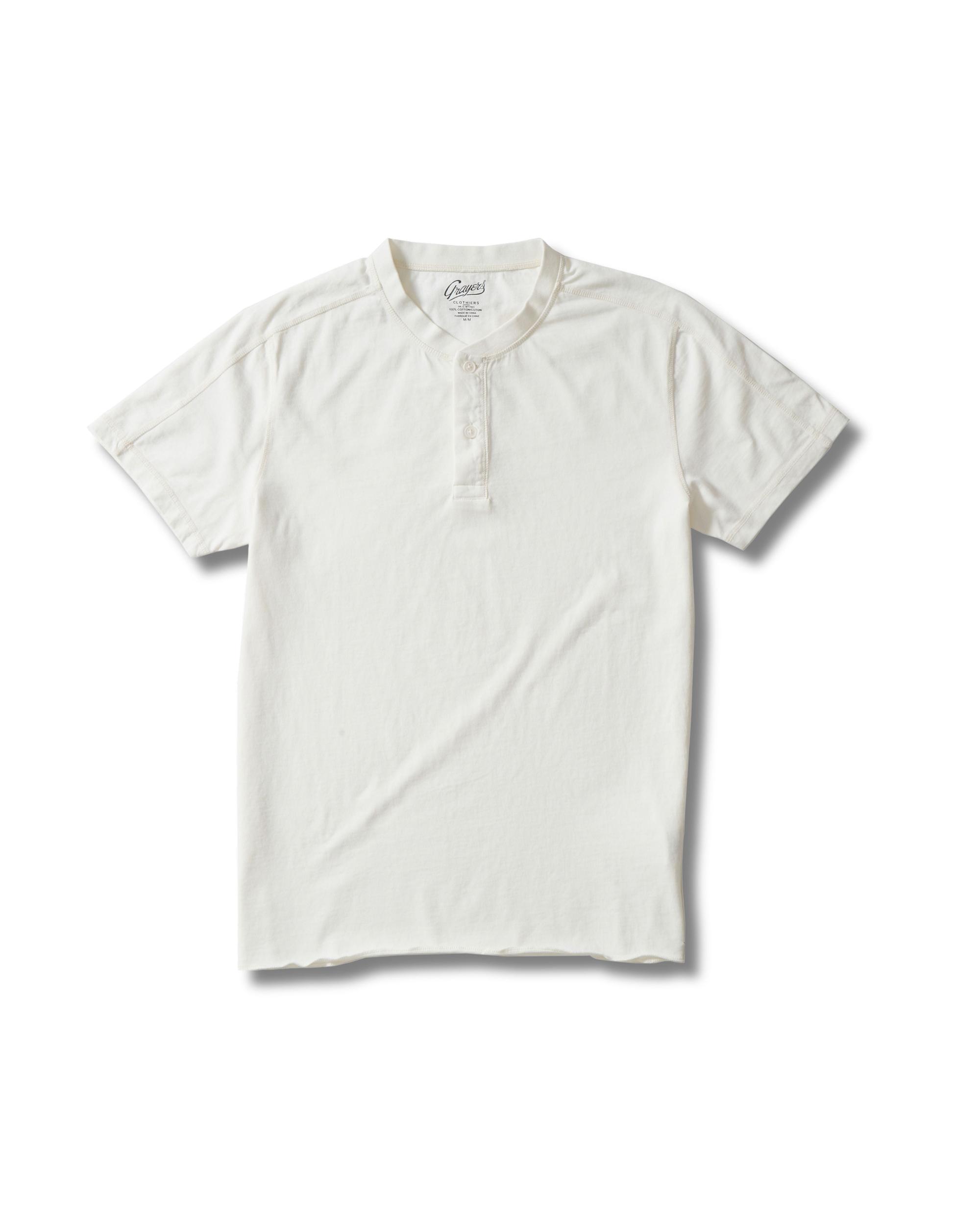 Cooper Short Sleeve Henley - Oatmeal Product Image