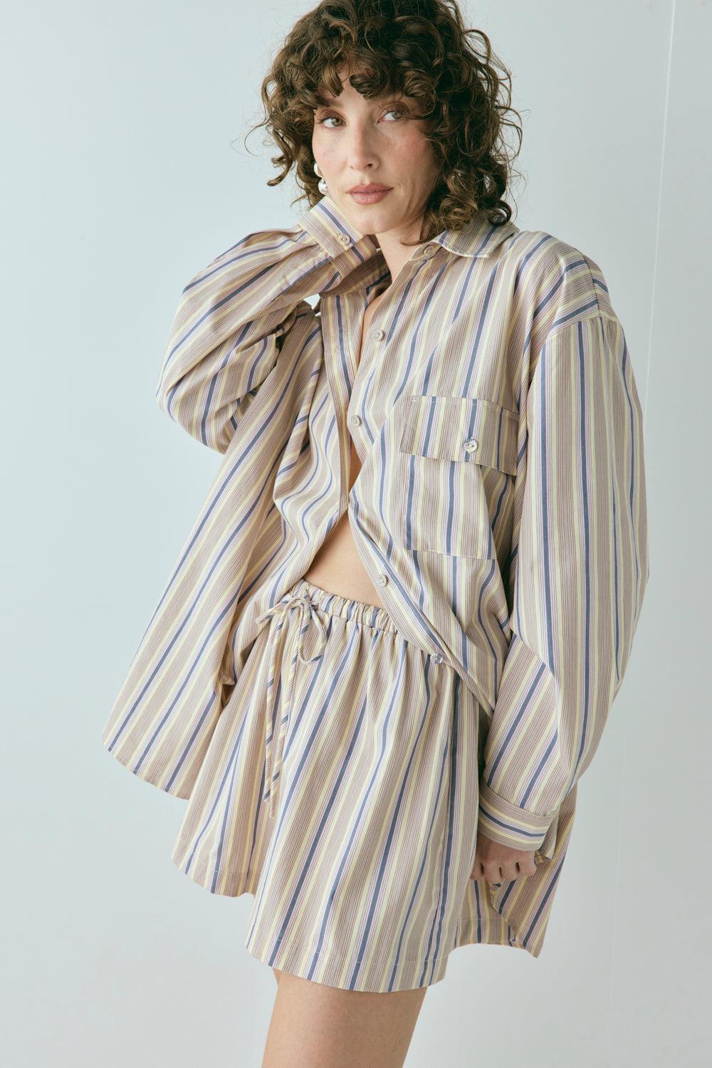 June Shirt Butter Stripe Product Image