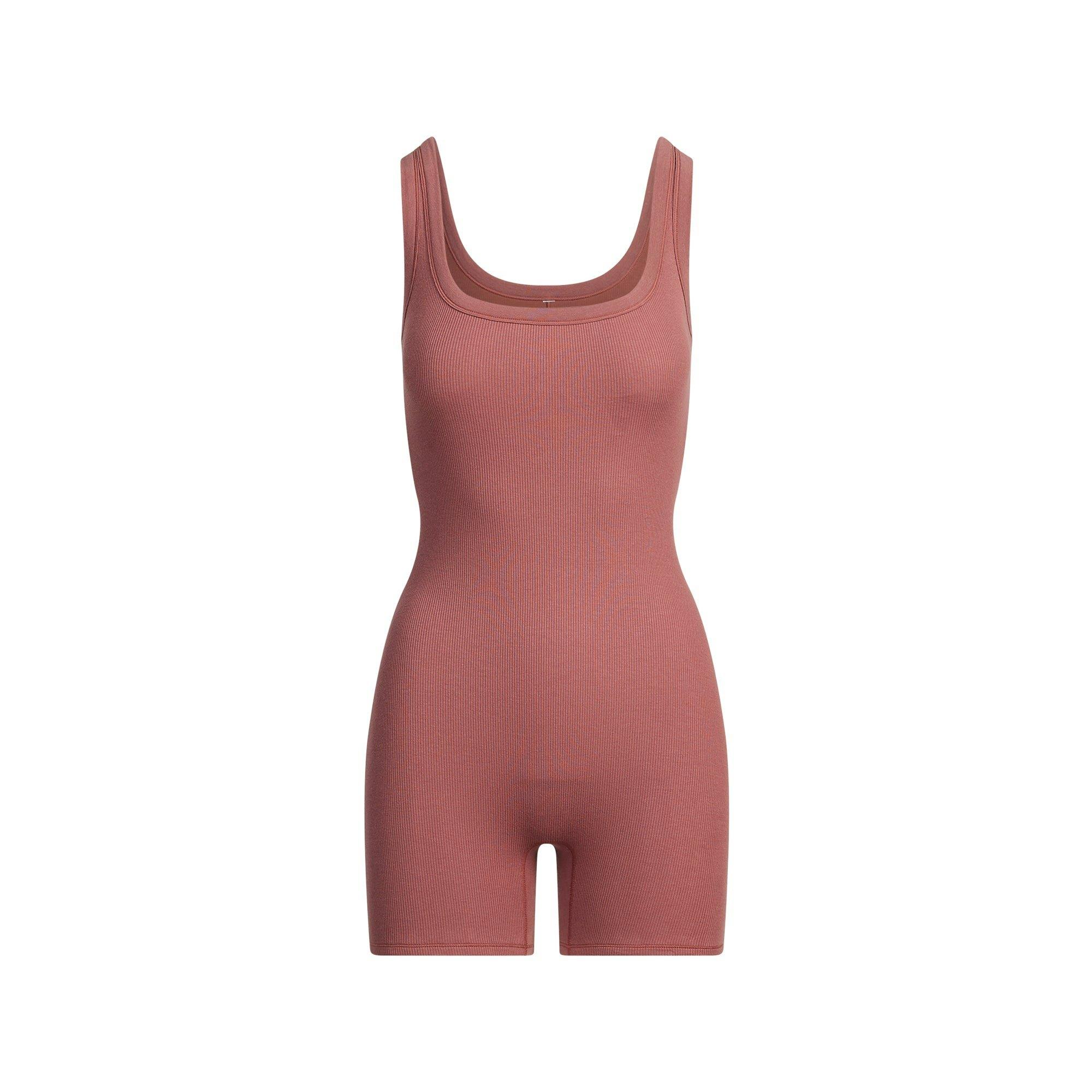 COTTON RIB ONESIE | REDWOOD Product Image