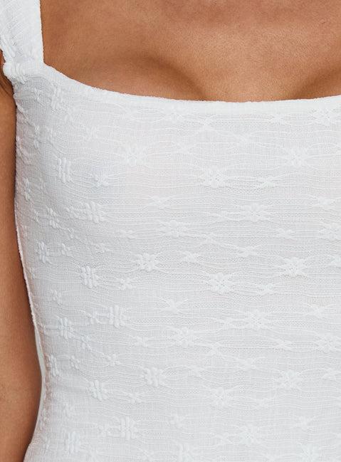 Lanchester Mini Dress White Product Image