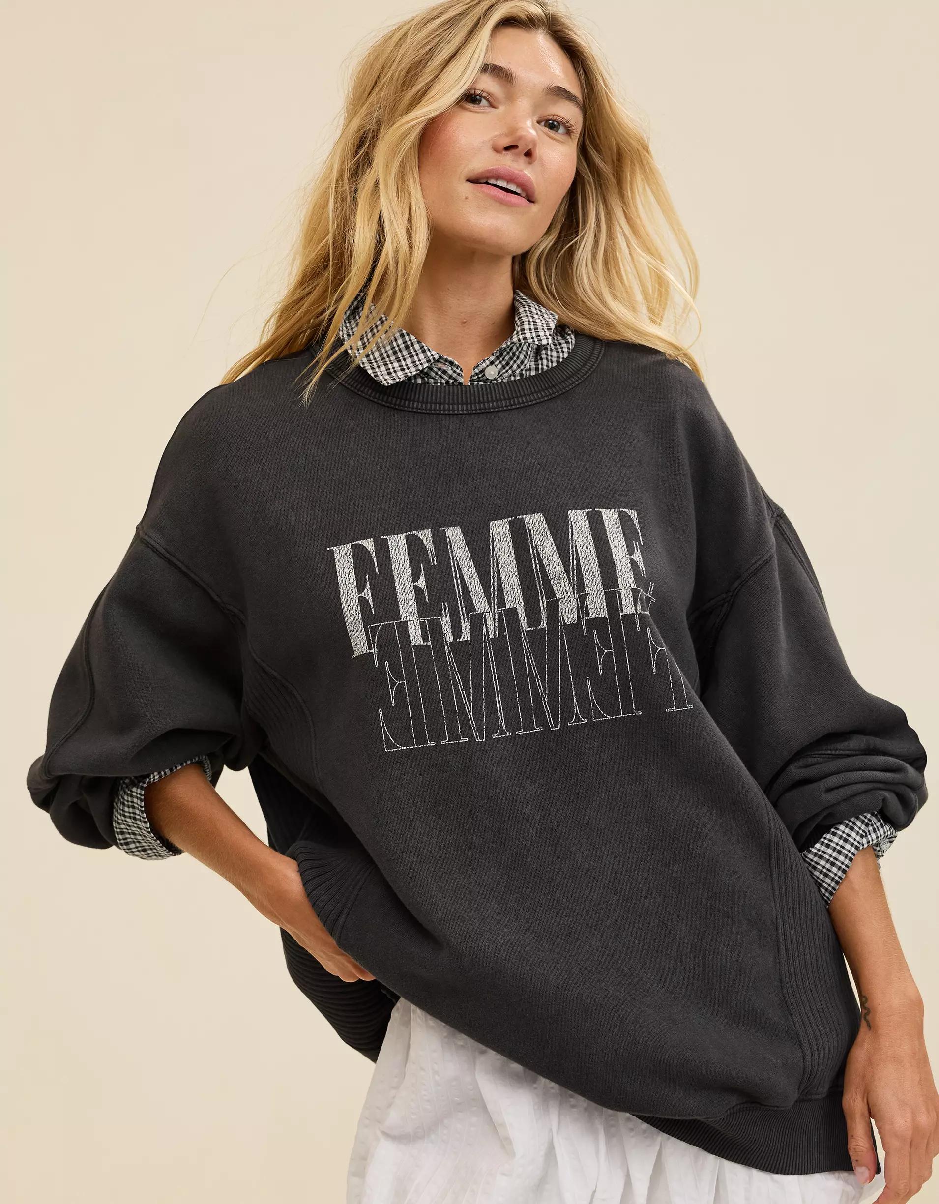Aerie Très Chic Sweatshirt Product Image