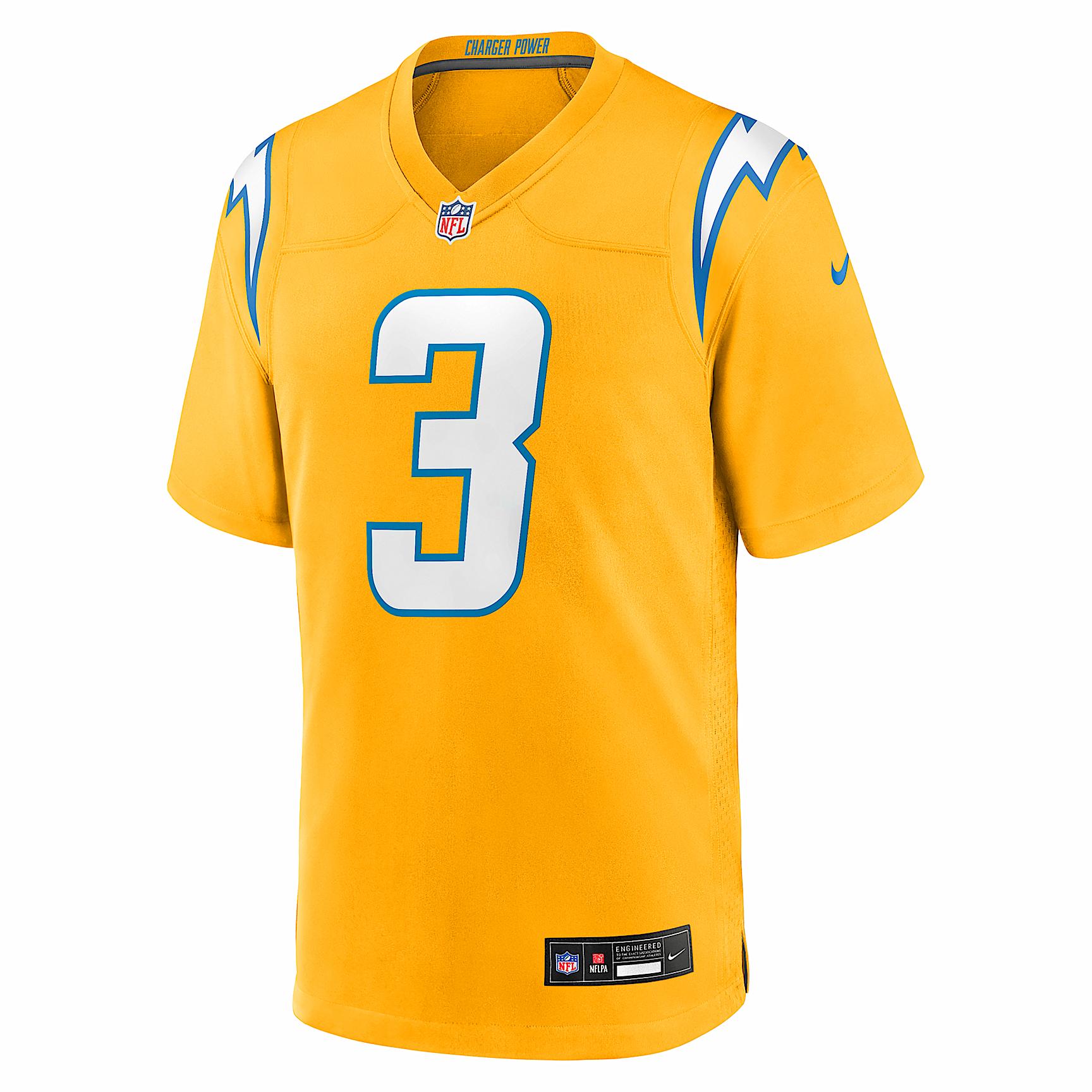 Derwin James Jr. Los Angeles Chargers Nike Mens NFL Game Jersey | 67NM0FAL97F-002 Product Image