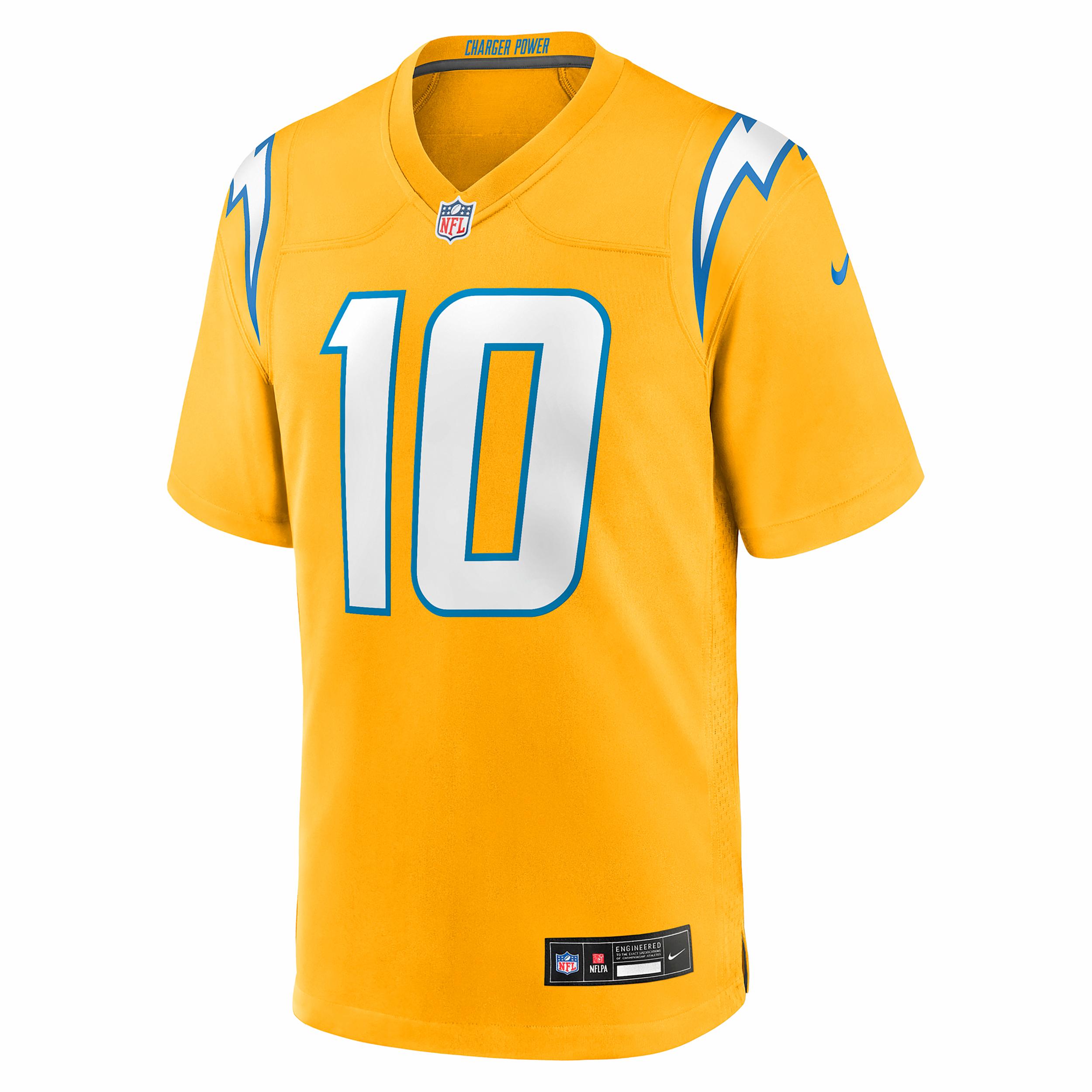 Justin Herbert Los Angeles Chargers Nike Mens NFL Game Jersey | 67NM0FAL97F-JZ6 Product Image
