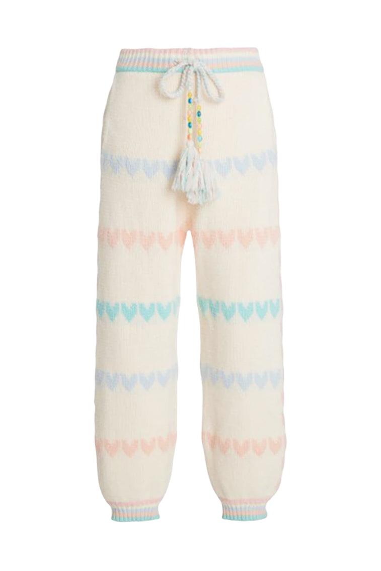 Chabela Re-Edition Heart Knit Sweatpant Product Image
