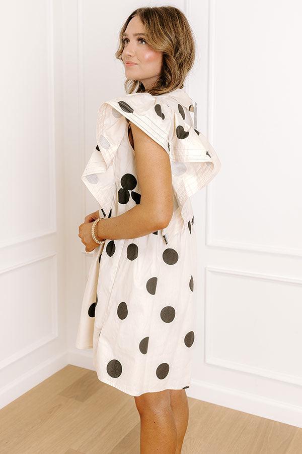 Spotted Around Town Mini Dress Product Image