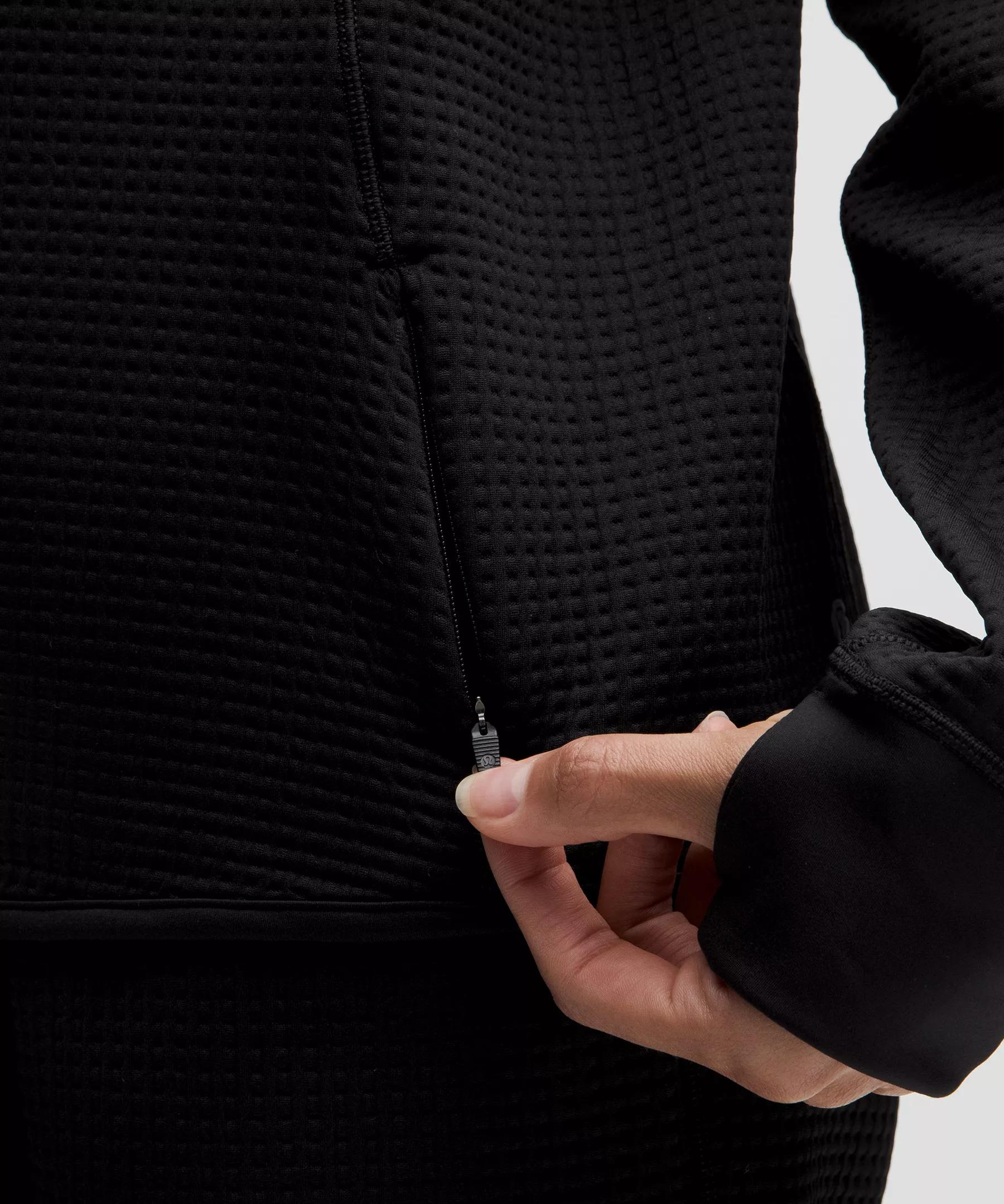 Waffle-Knit Crewneck Long-Sleeve Shirt Product Image