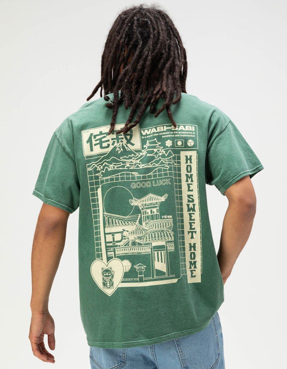 BDG Urban Outfitters Home Sweet Home Mens Tee - GREEN Product Image
