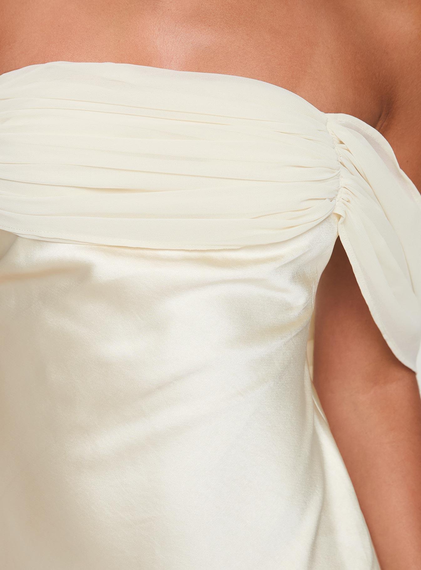 Adoration Mini Dress Cream Product Image