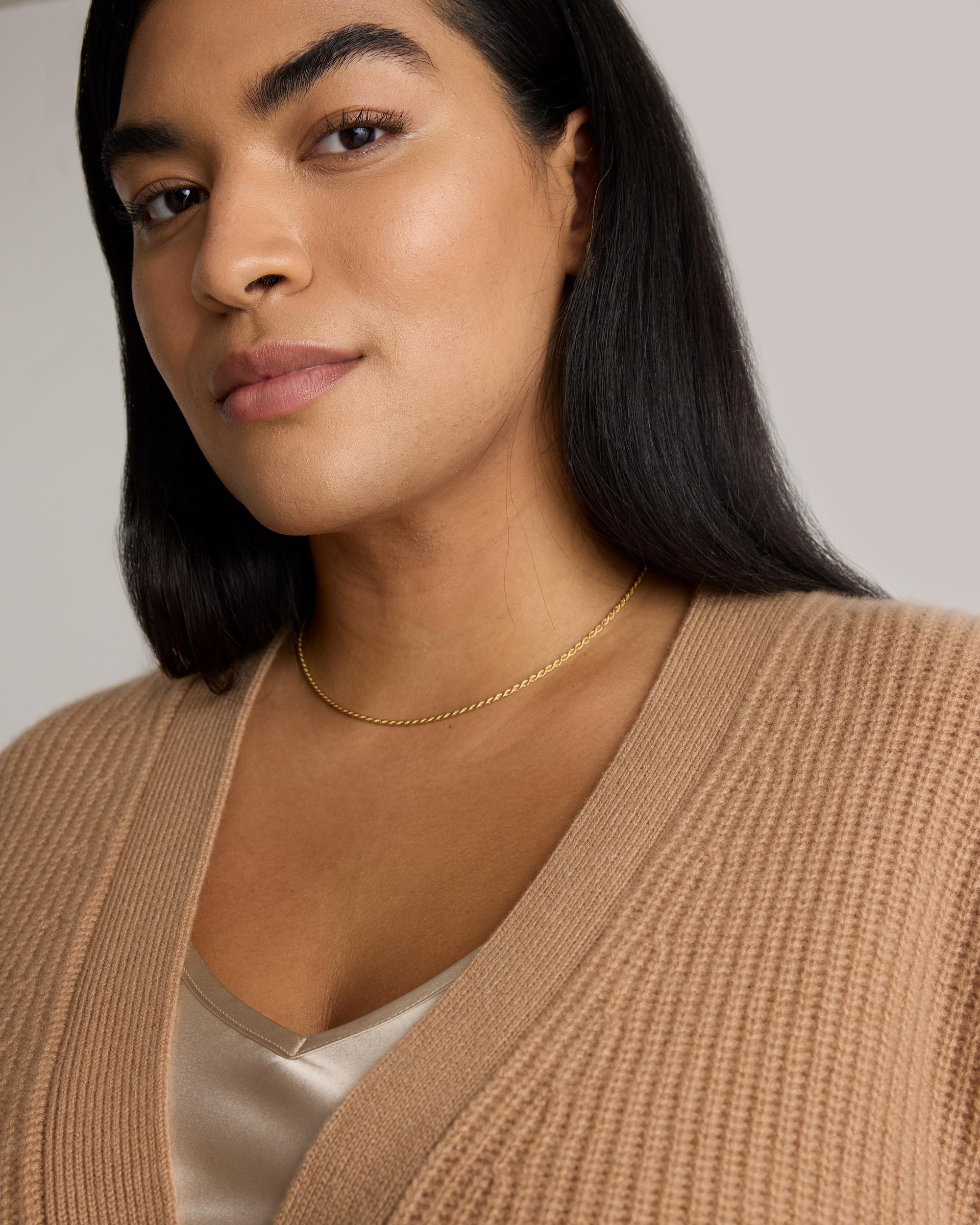 Quince | Women's Mongolian Cashmere Oversized Boyfriend Cardigan Sweater Product Image