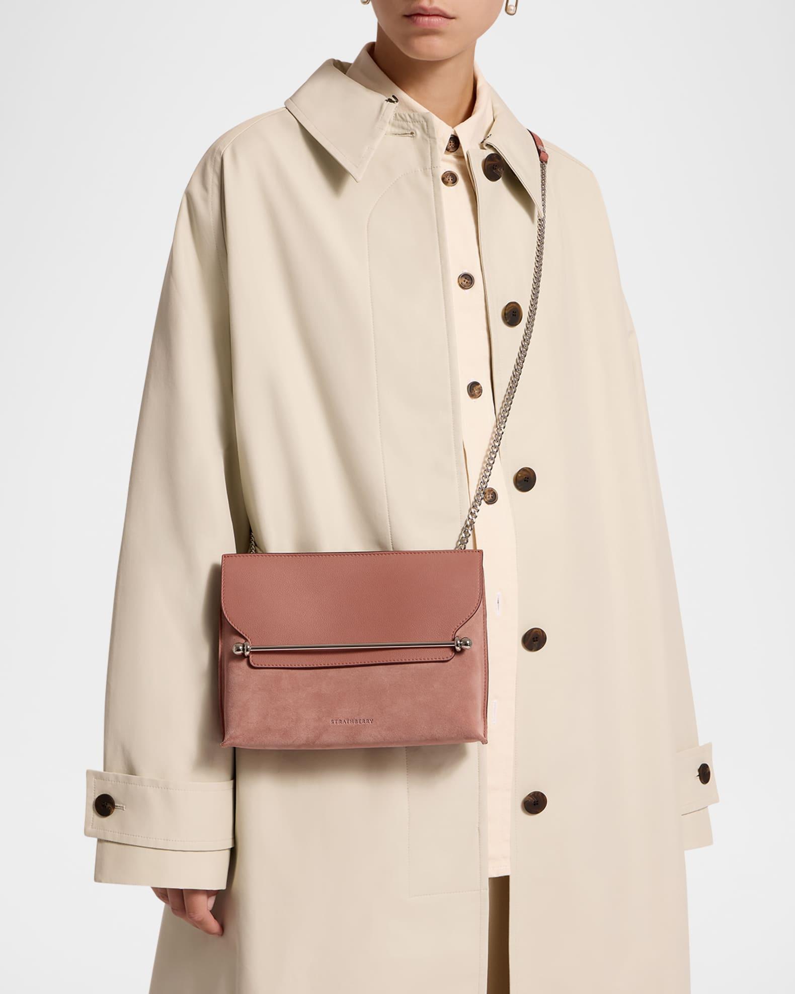 East-West Mini Snake-Embossed Leather Crossbody Bag Product Image