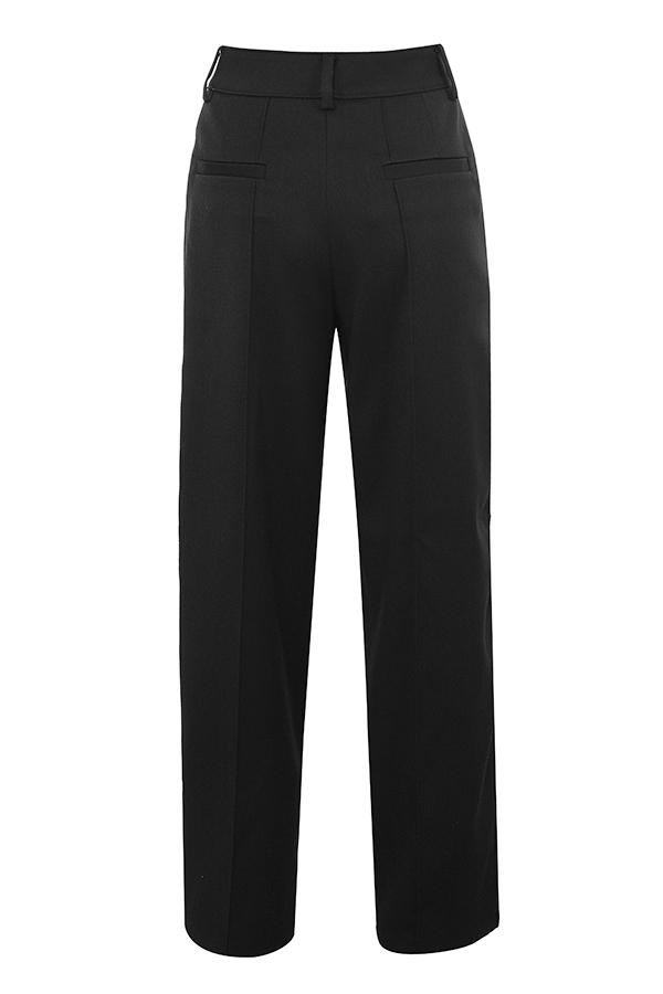 Hayden  black wide leg high waist tailored trousers Product Image