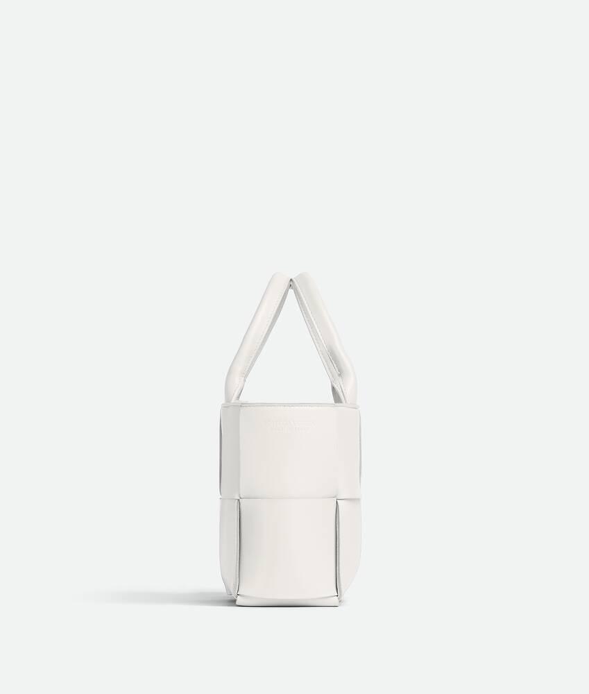Mini Arco Tote in White Product Image
