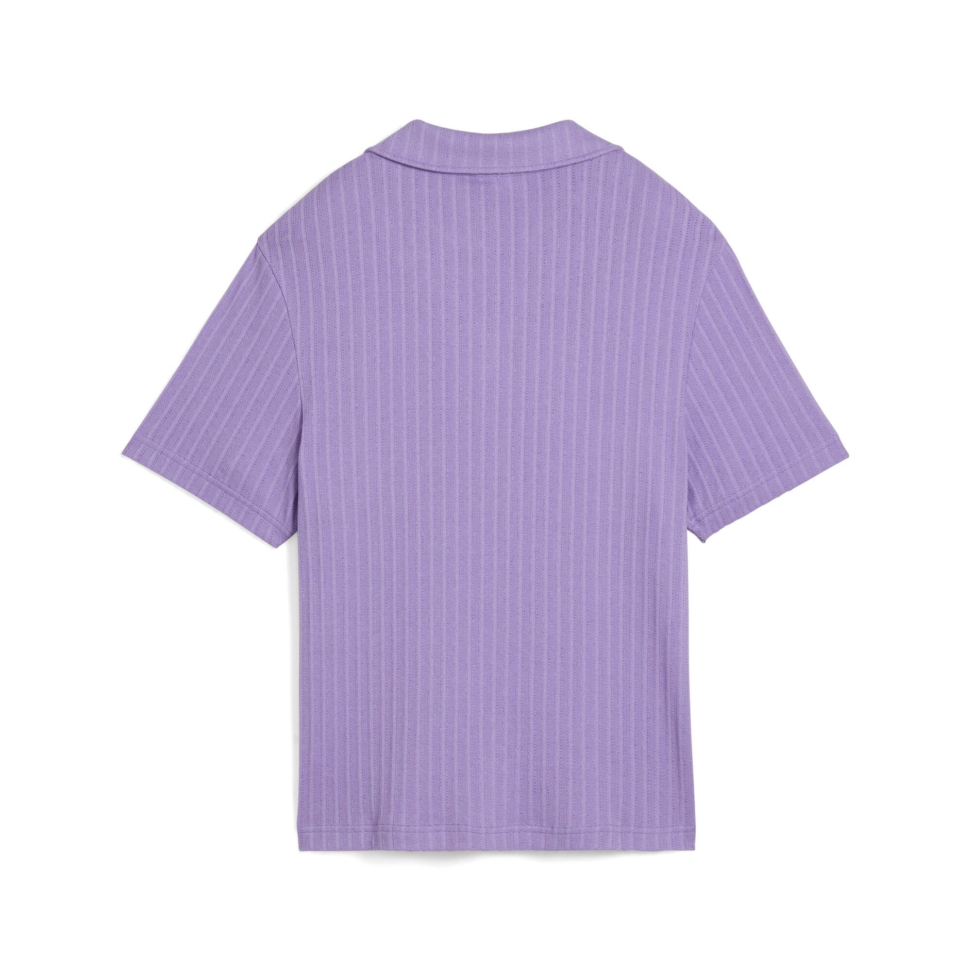 PUMA WARDROBE ESSENTIALS Women's Pointelle Shirt Product Image