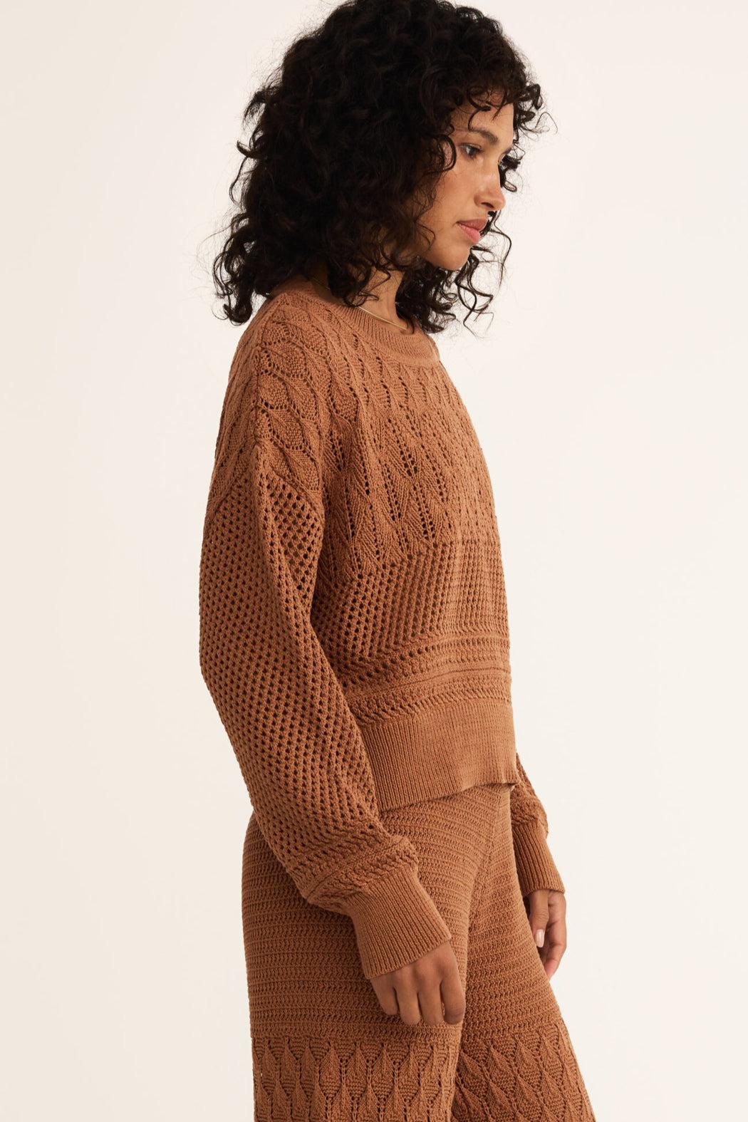 Rue Crochet Sweater Product Image
