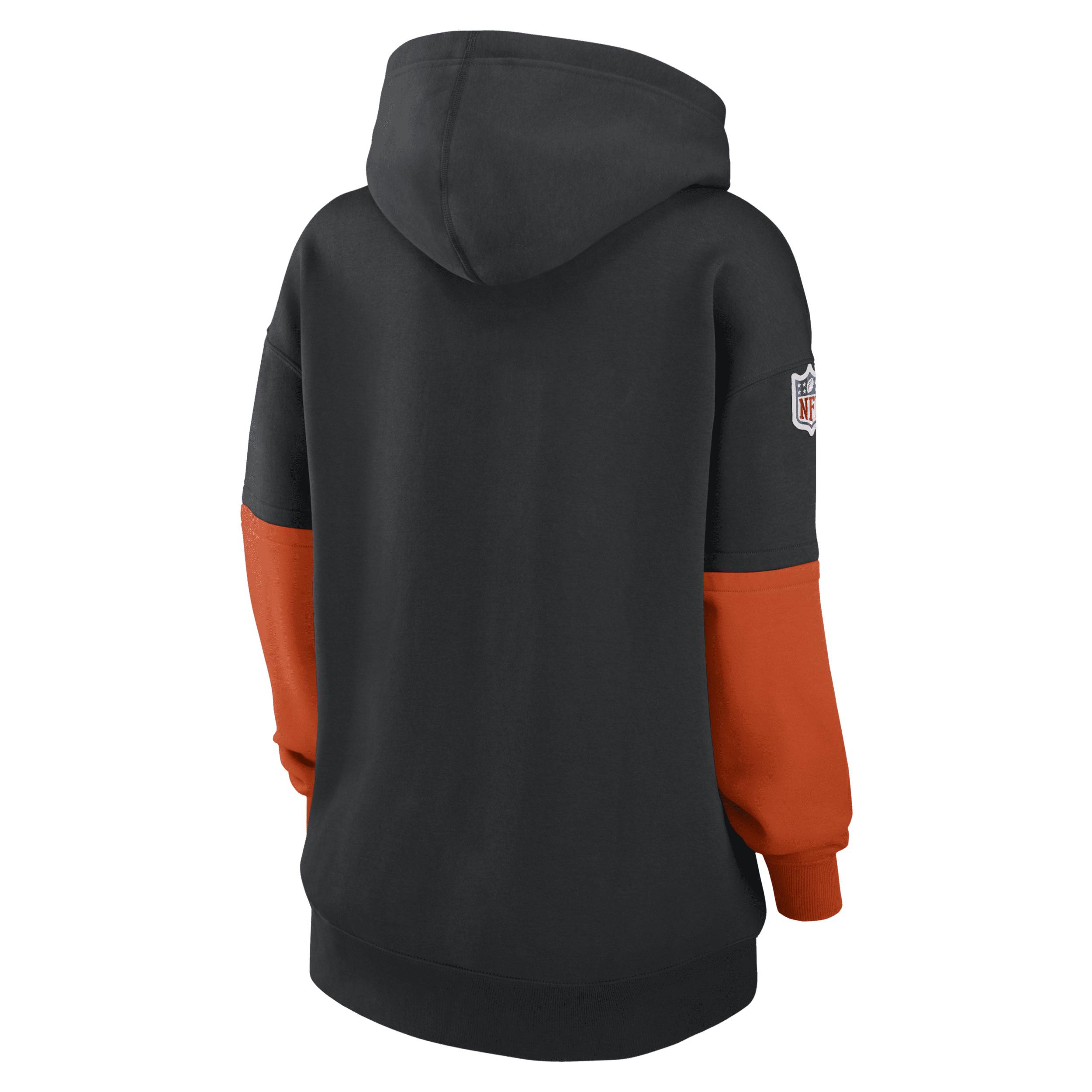 Cincinnati Bengals Sideline Essential Nike Womens NFL Pullover Hoodie | 03FH51K9A-WEH Product Image