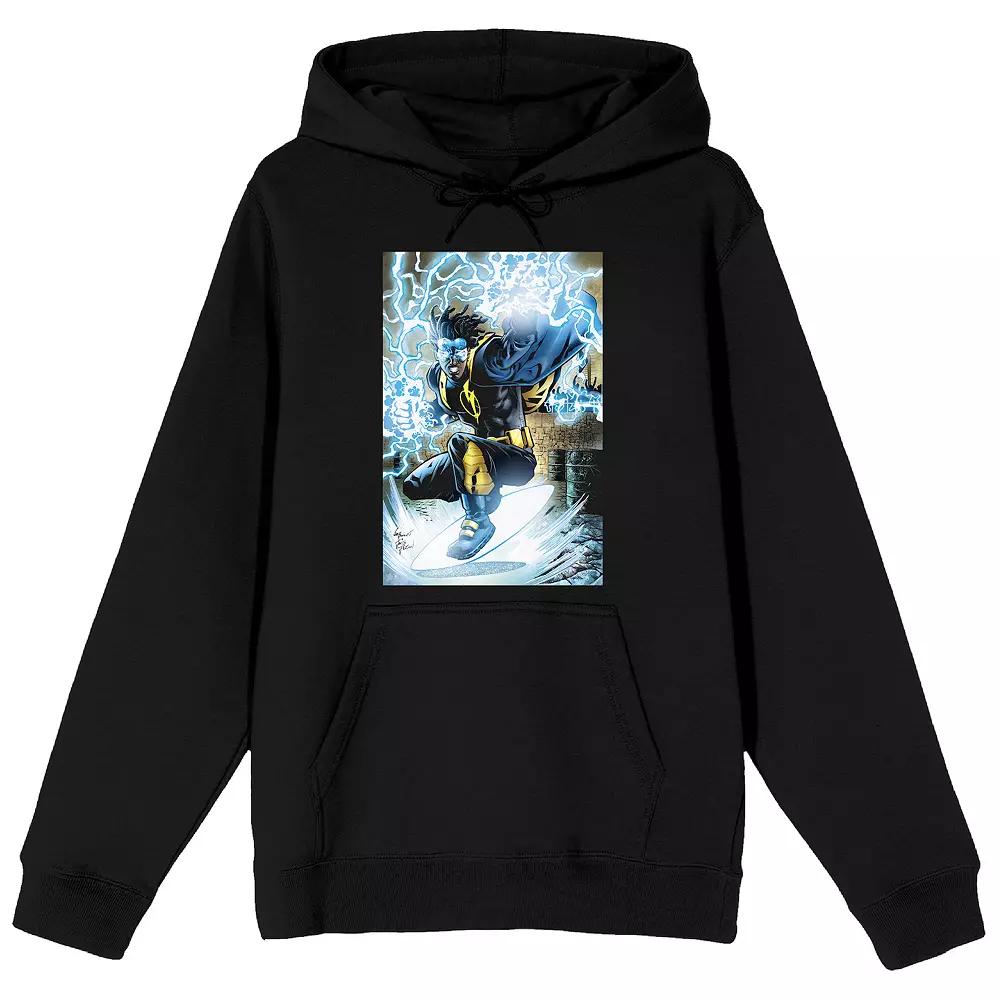 Men's Justice League Virgil Hawk Hoodie, Size: Large, Black Product Image