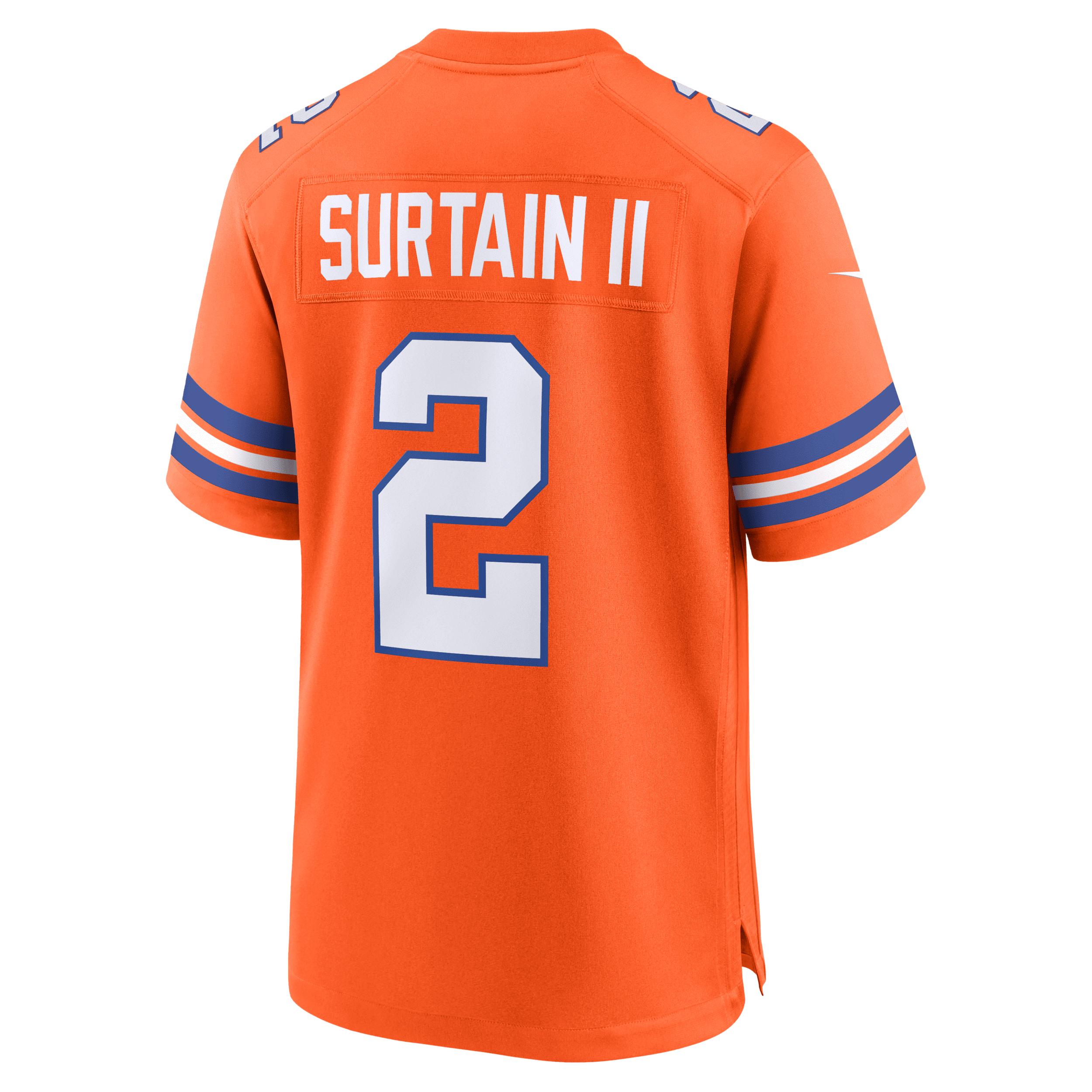 Patrick Surtain II Denver Broncos Nike Mens NFL Game Football Jersey | 67NM0B8M8WF-PZ1 Product Image