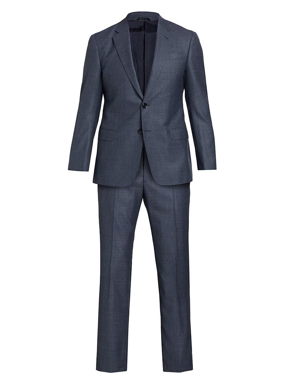 Mens Micro Box Wool Suit Product Image
